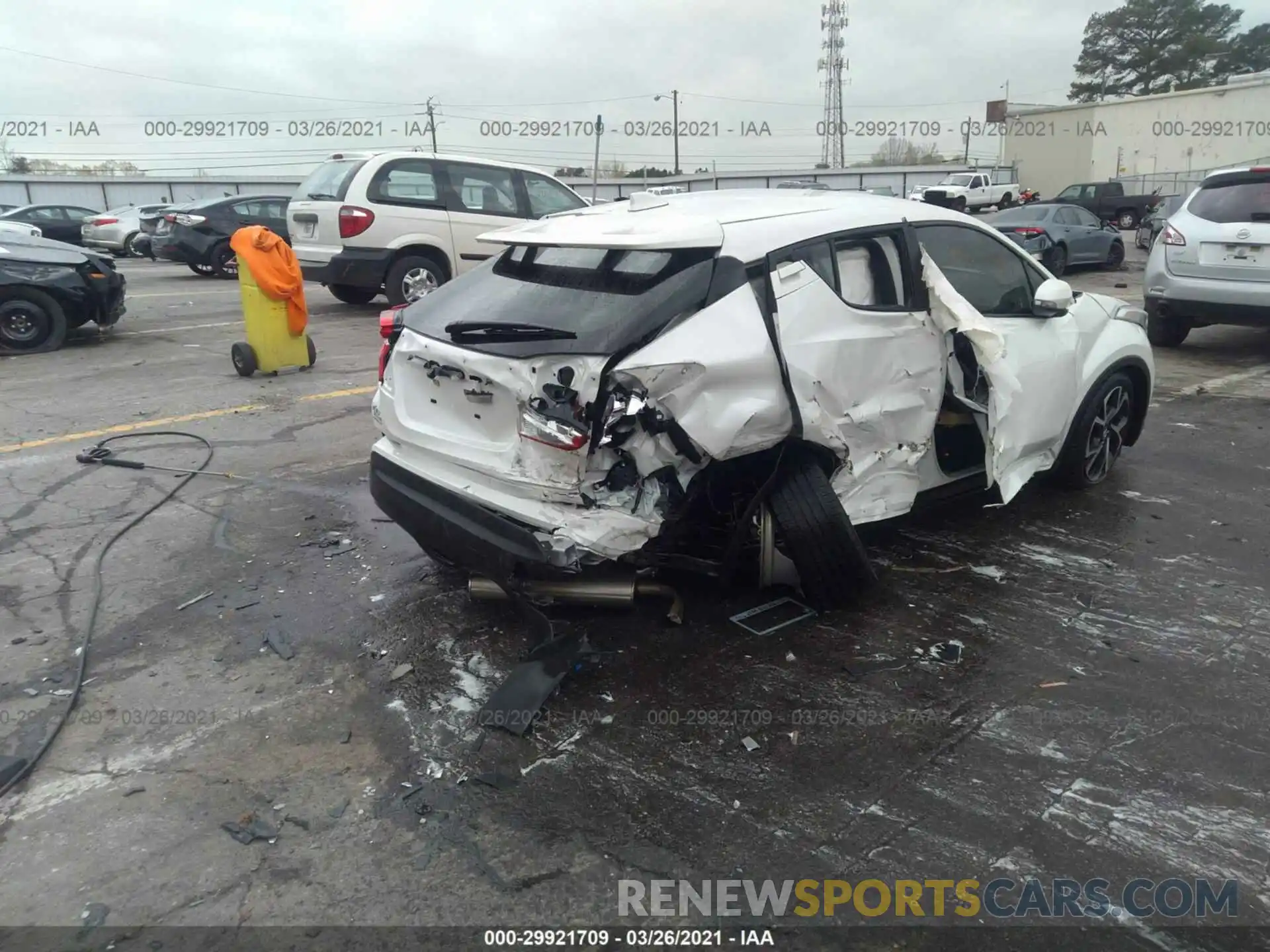 4 Photograph of a damaged car JTNKHMBX7K1046260 TOYOTA C-HR 2019