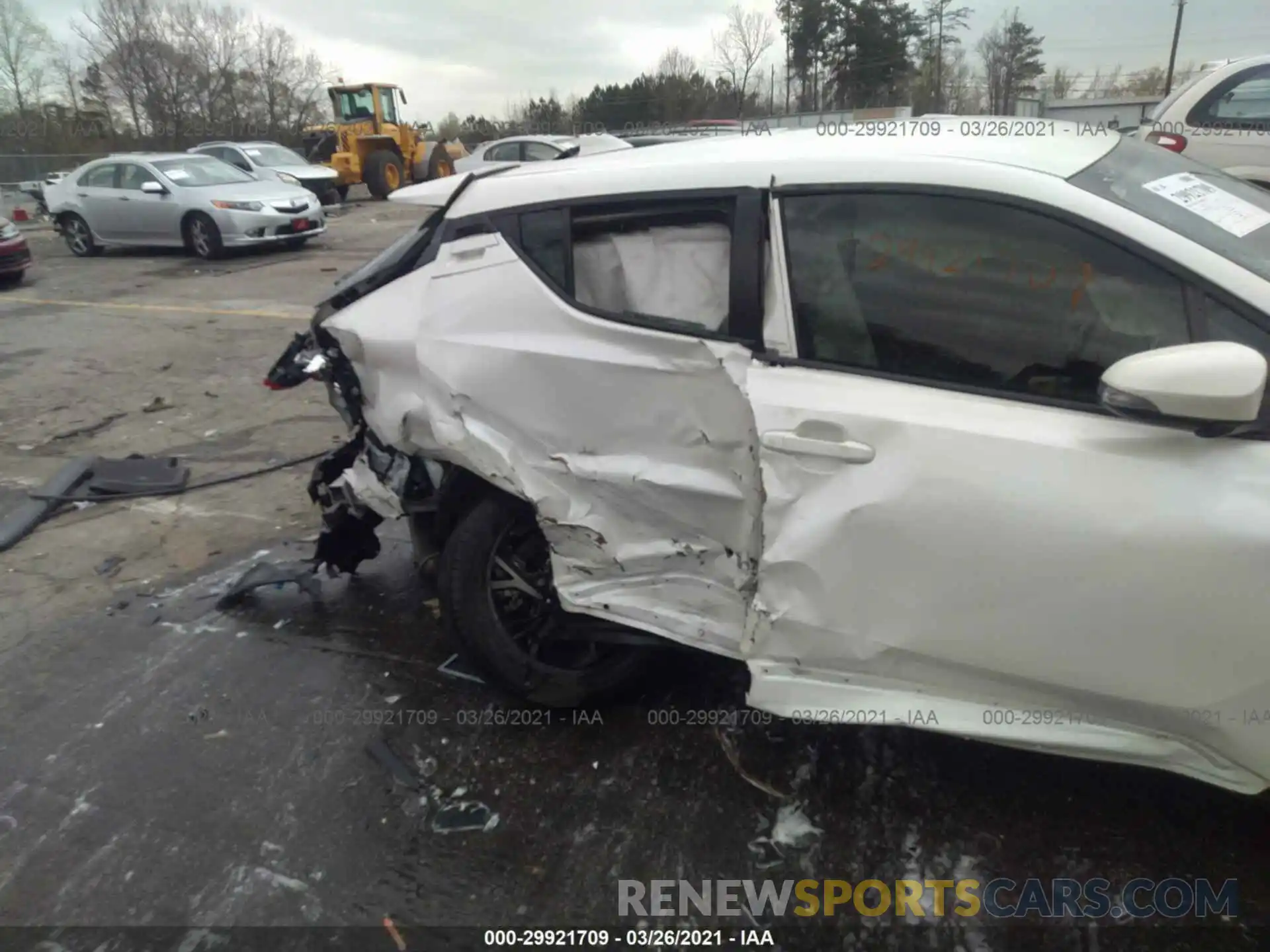 6 Photograph of a damaged car JTNKHMBX7K1046260 TOYOTA C-HR 2019