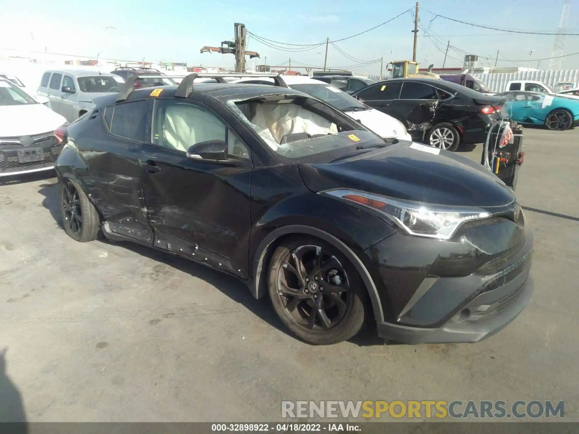 1 Photograph of a damaged car JTNKHMBX7K1048008 TOYOTA C-HR 2019