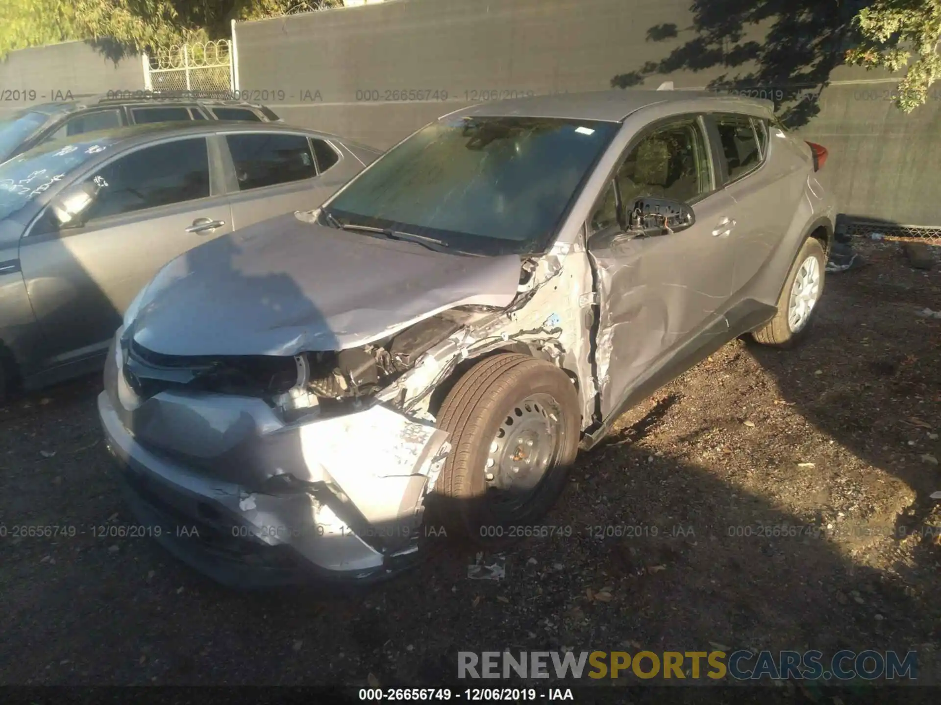 2 Photograph of a damaged car JTNKHMBX7K1048011 TOYOTA C-HR 2019