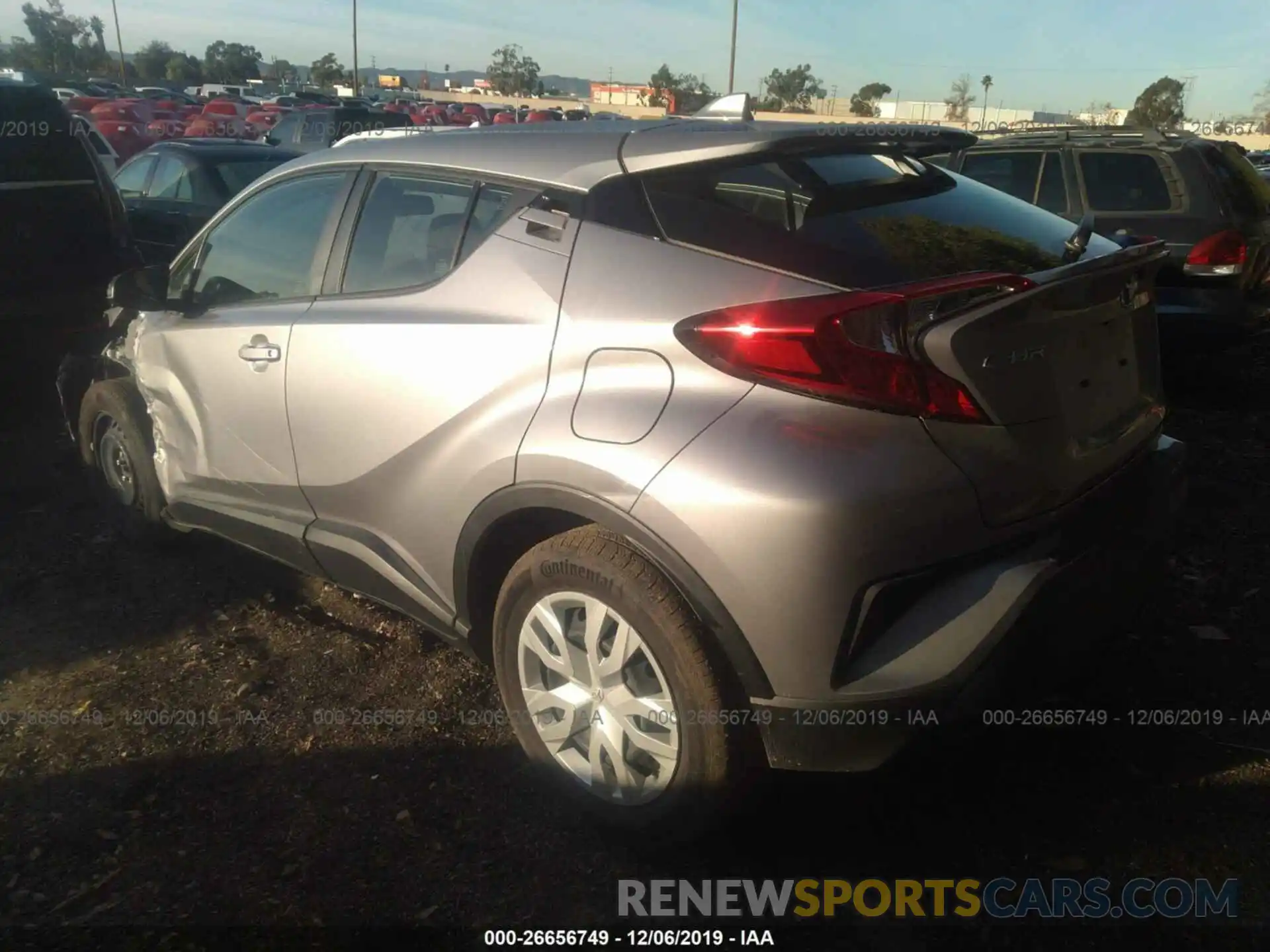 3 Photograph of a damaged car JTNKHMBX7K1048011 TOYOTA C-HR 2019