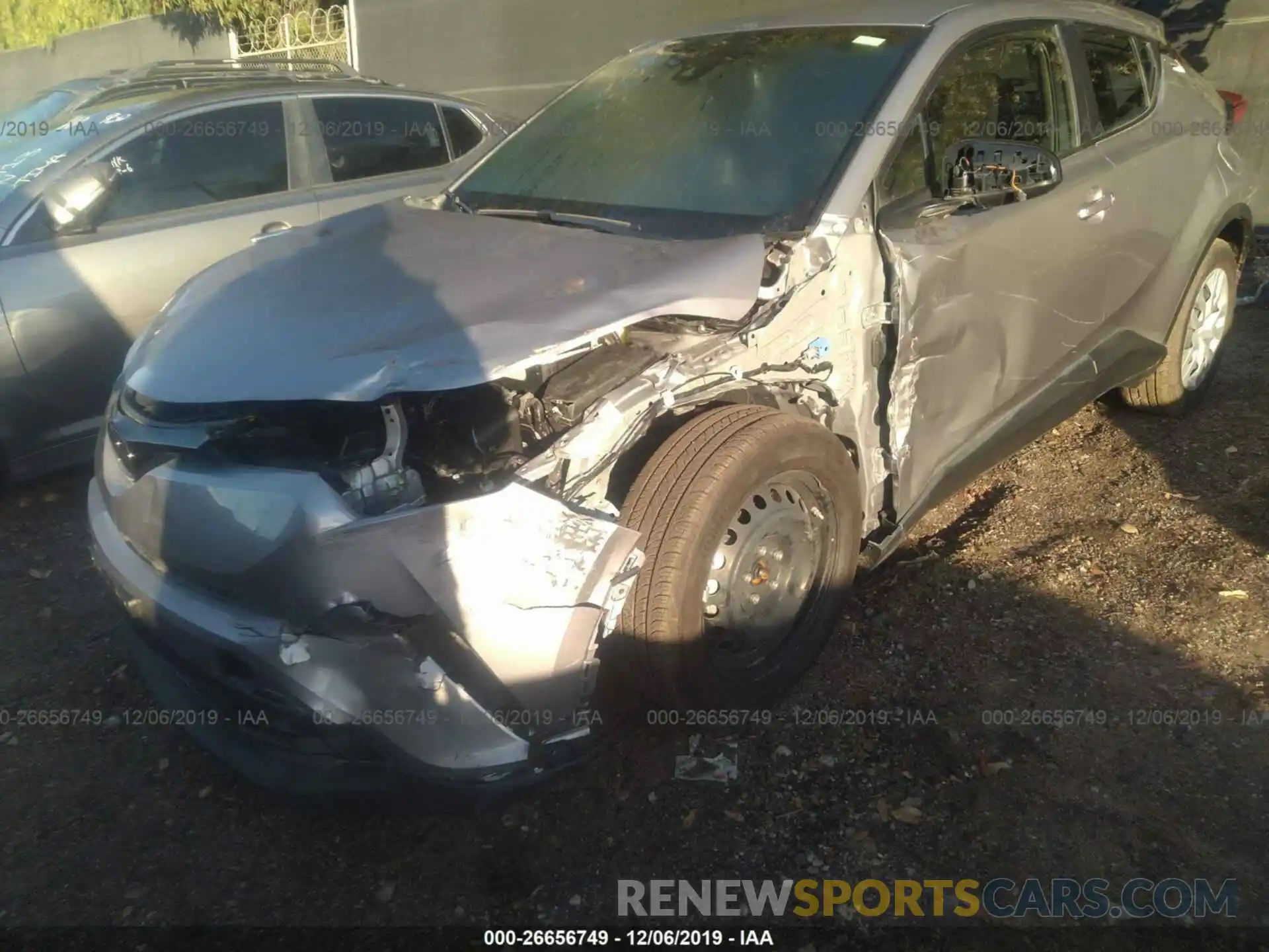 6 Photograph of a damaged car JTNKHMBX7K1048011 TOYOTA C-HR 2019