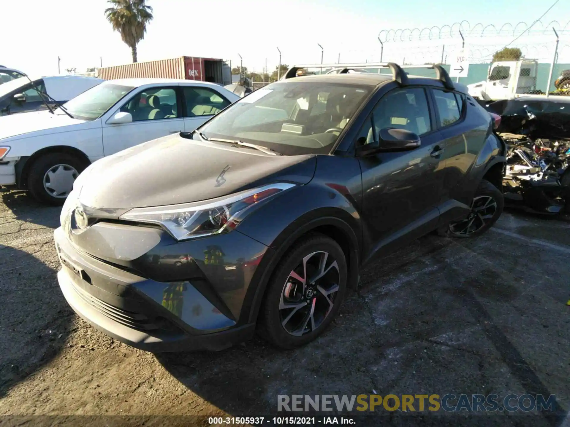 2 Photograph of a damaged car JTNKHMBX7K1048042 TOYOTA C-HR 2019