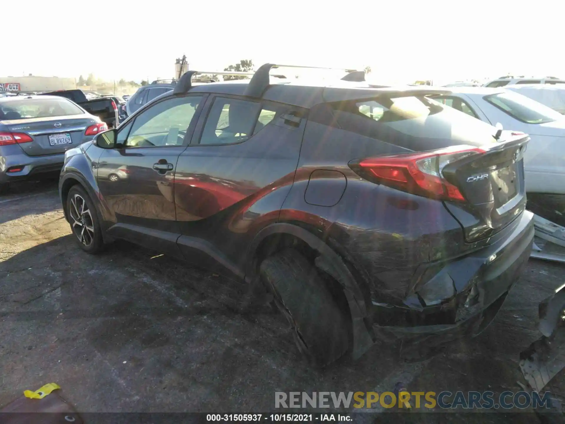 3 Photograph of a damaged car JTNKHMBX7K1048042 TOYOTA C-HR 2019