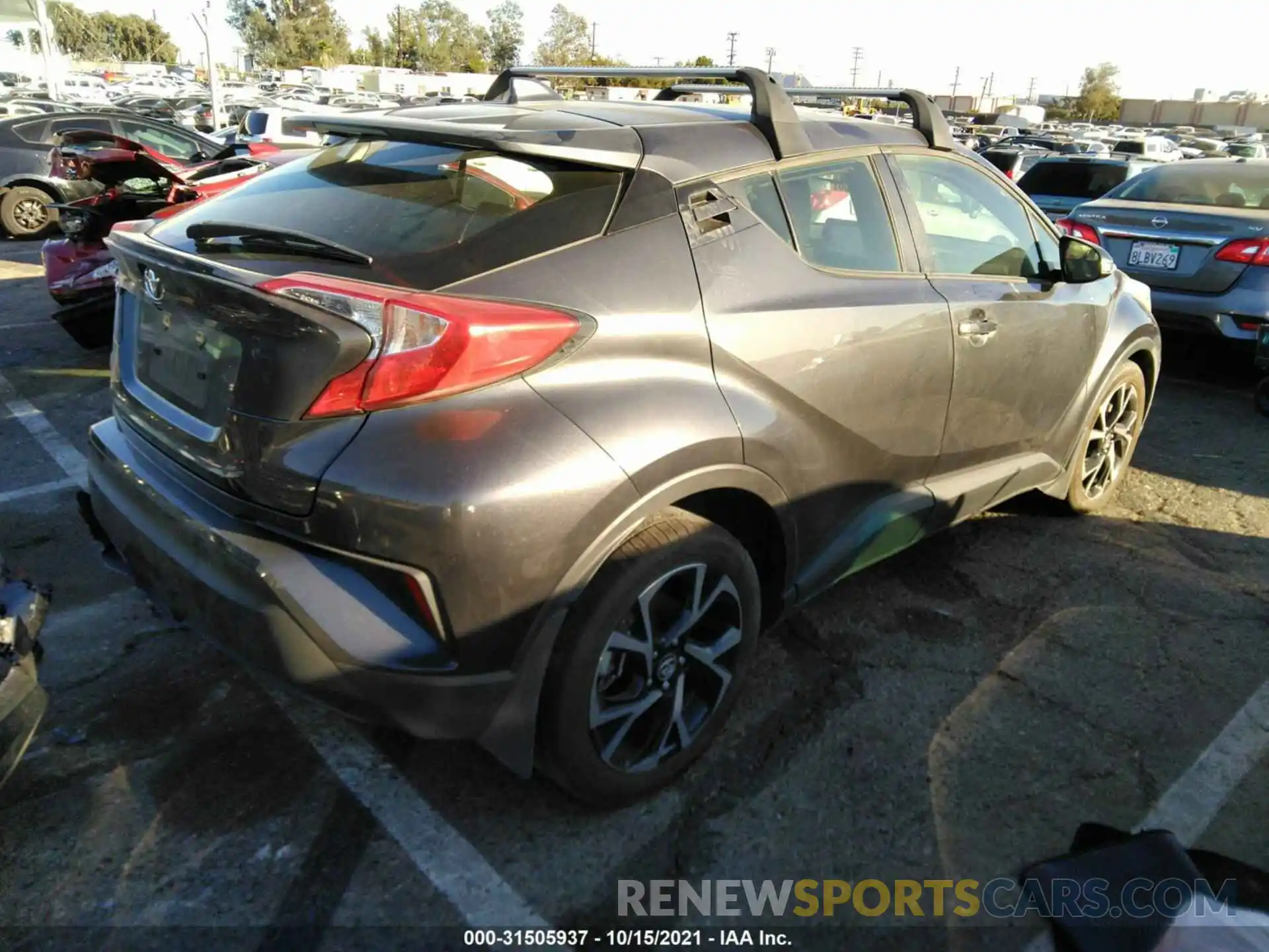 4 Фотография поврежденного автомобиля JTNKHMBX7K1048042 TOYOTA C-HR 2019