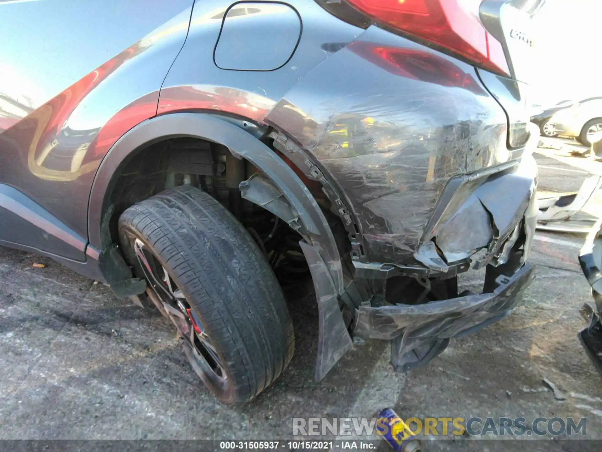 6 Photograph of a damaged car JTNKHMBX7K1048042 TOYOTA C-HR 2019