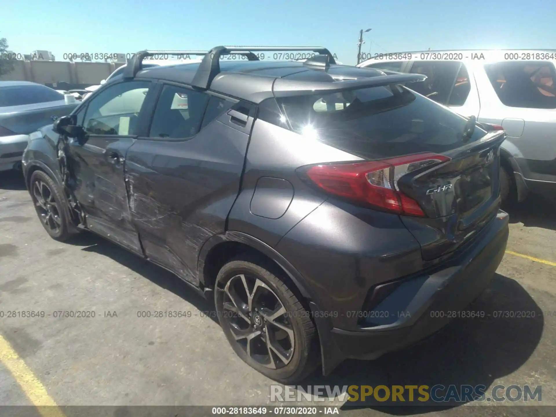 3 Photograph of a damaged car JTNKHMBX7K1049157 TOYOTA C-HR 2019