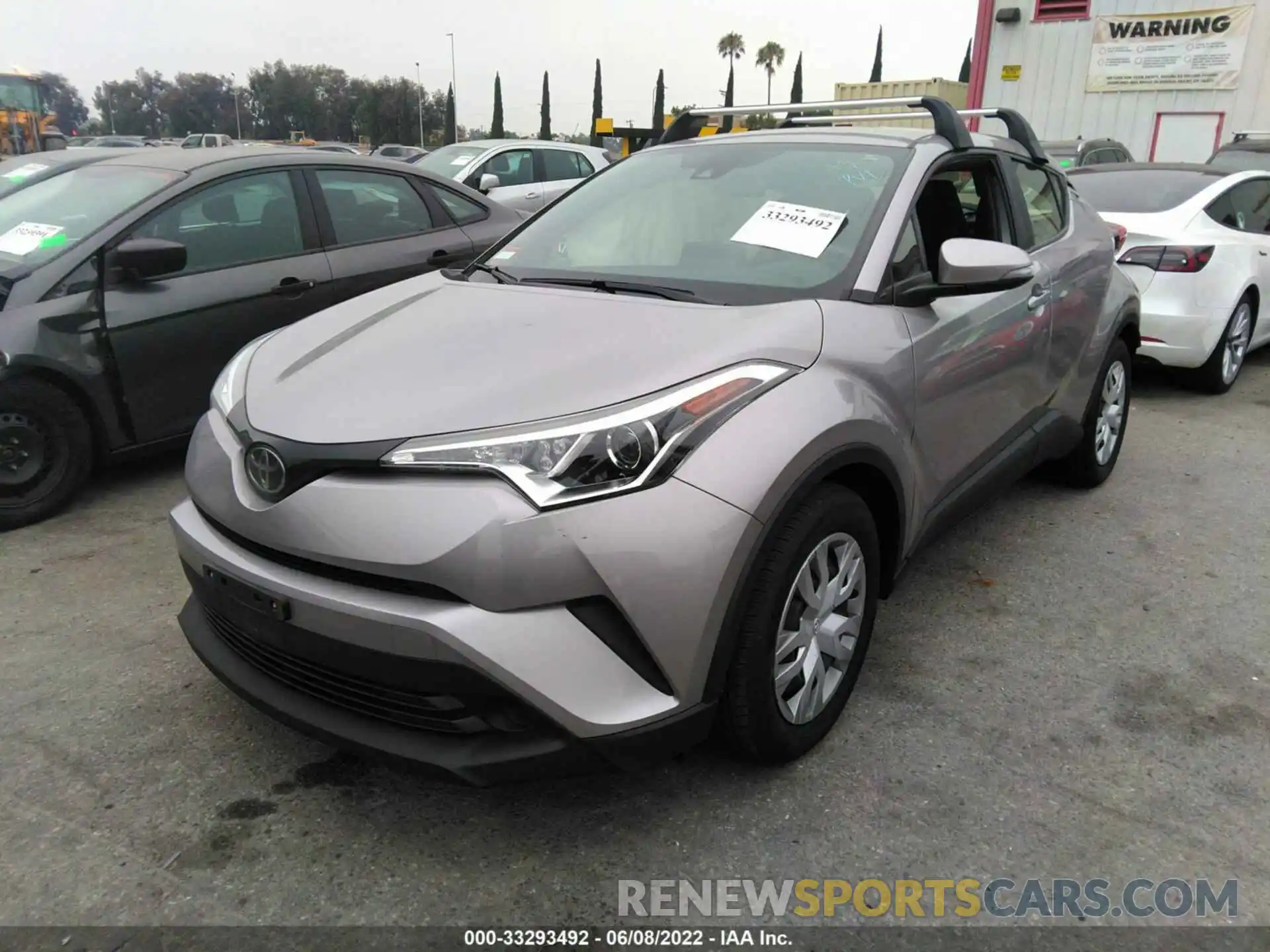 2 Photograph of a damaged car JTNKHMBX7K1049336 TOYOTA C-HR 2019