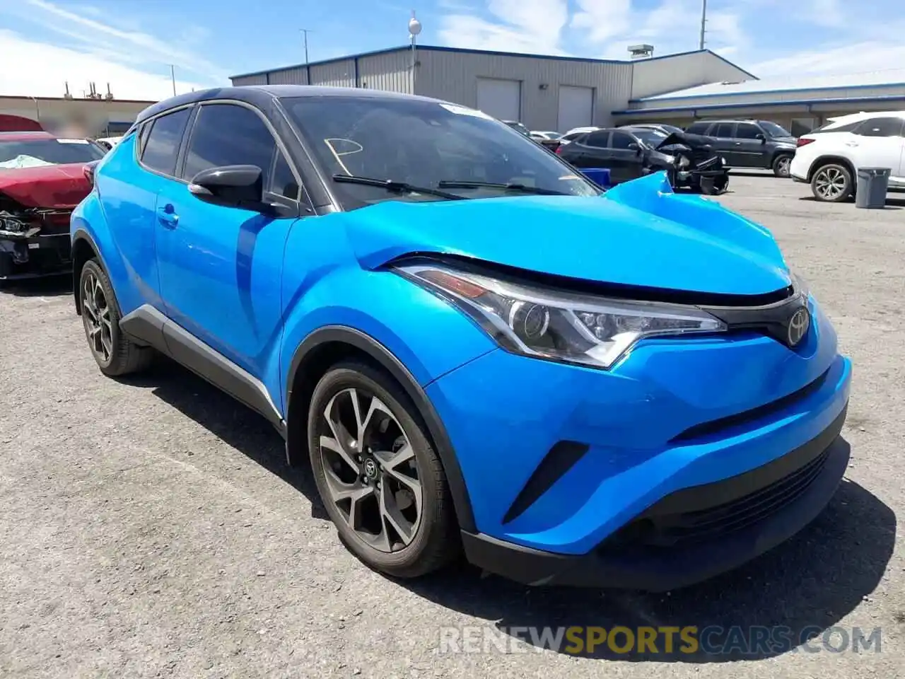 1 Фотография поврежденного автомобиля JTNKHMBX7K1051880 TOYOTA C-HR 2019