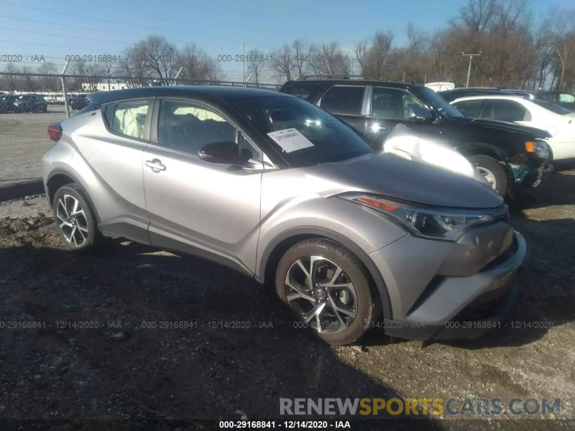 1 Photograph of a damaged car JTNKHMBX7K1052110 TOYOTA C-HR 2019