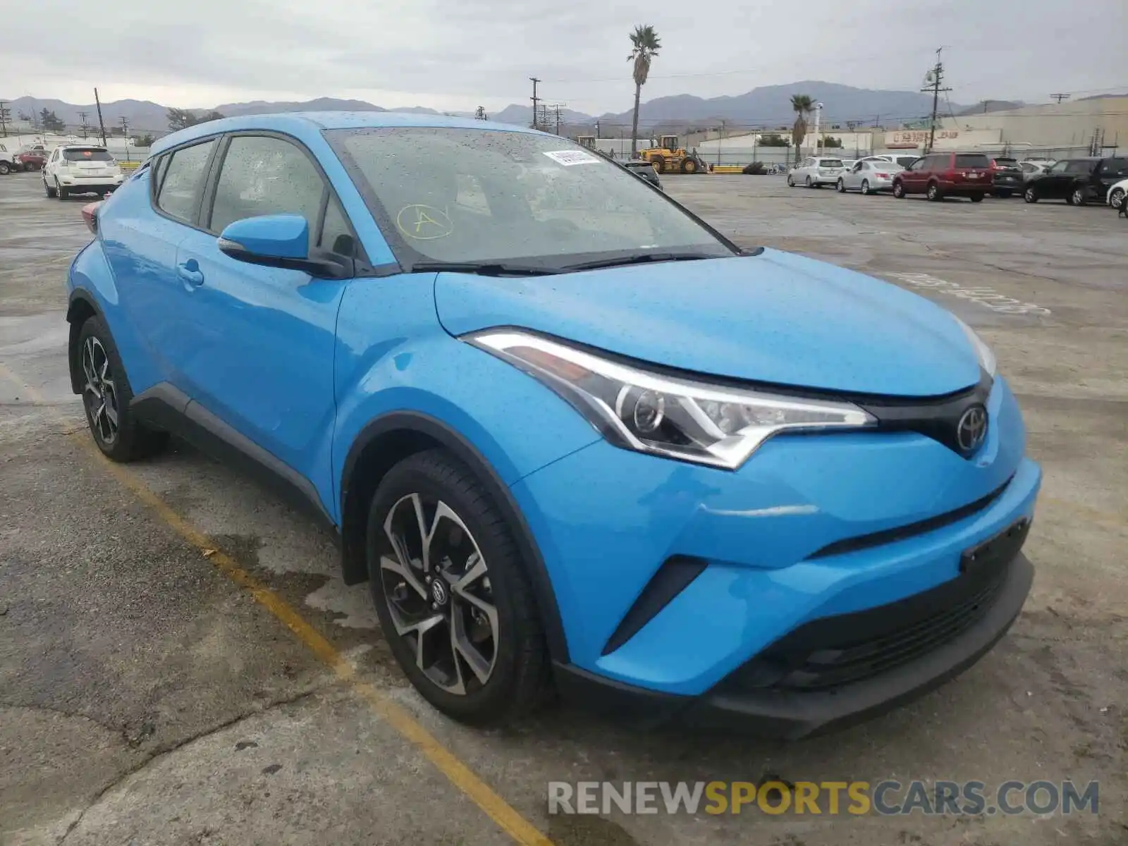 1 Photograph of a damaged car JTNKHMBX7K1052883 TOYOTA C-HR 2019