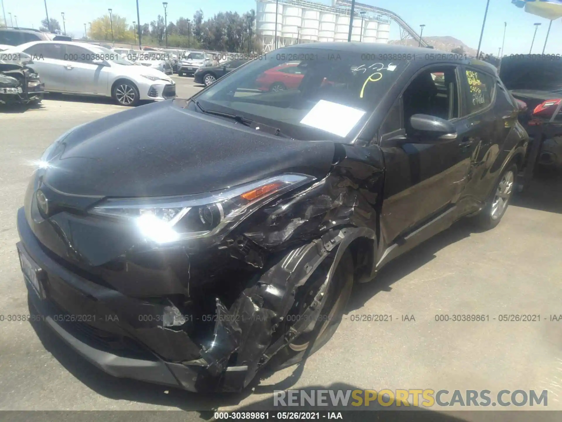 2 Photograph of a damaged car JTNKHMBX7K1053306 TOYOTA C-HR 2019