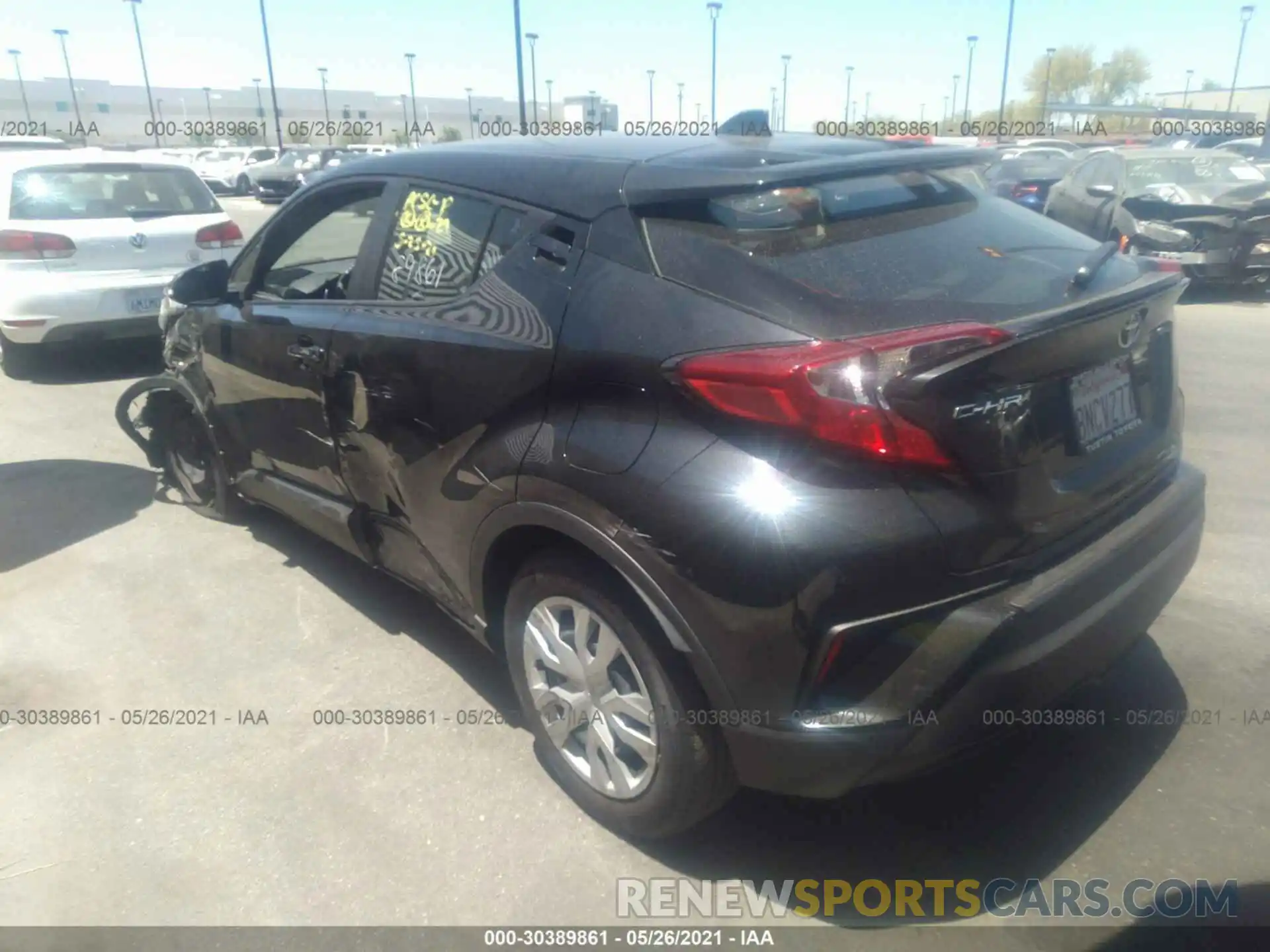 3 Photograph of a damaged car JTNKHMBX7K1053306 TOYOTA C-HR 2019