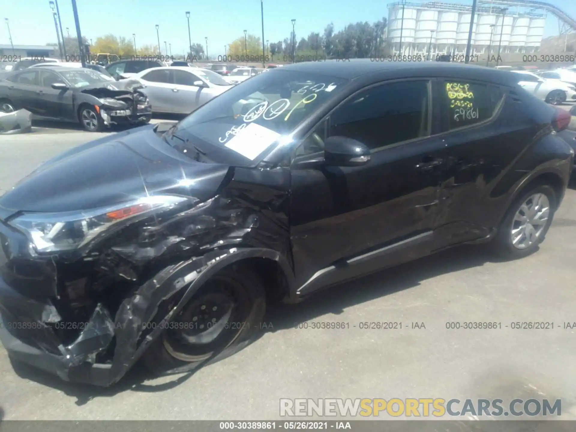 6 Photograph of a damaged car JTNKHMBX7K1053306 TOYOTA C-HR 2019