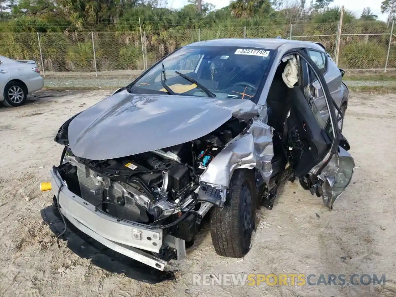 2 Photograph of a damaged car JTNKHMBX7K1054018 TOYOTA C-HR 2019