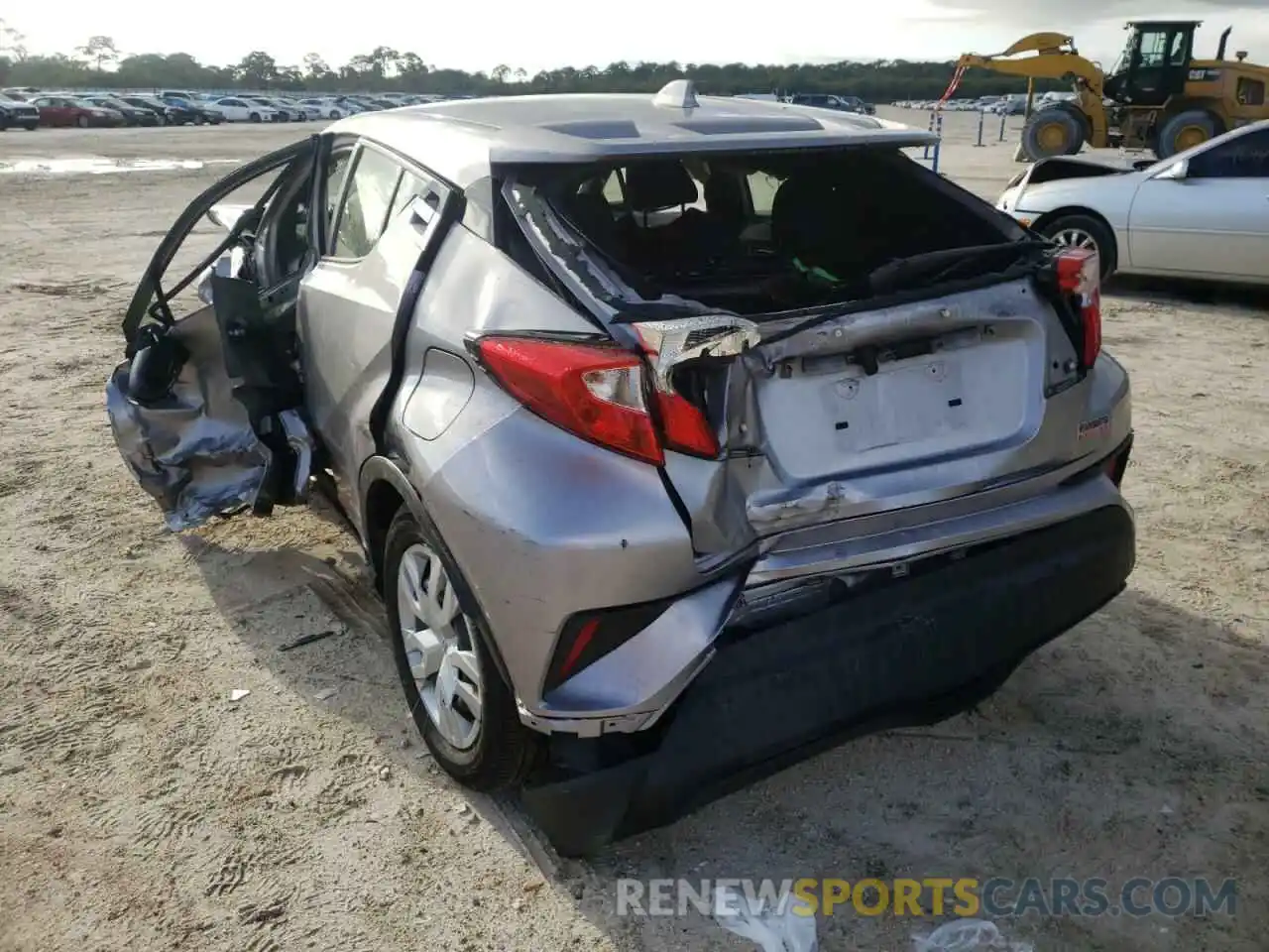 3 Photograph of a damaged car JTNKHMBX7K1054018 TOYOTA C-HR 2019