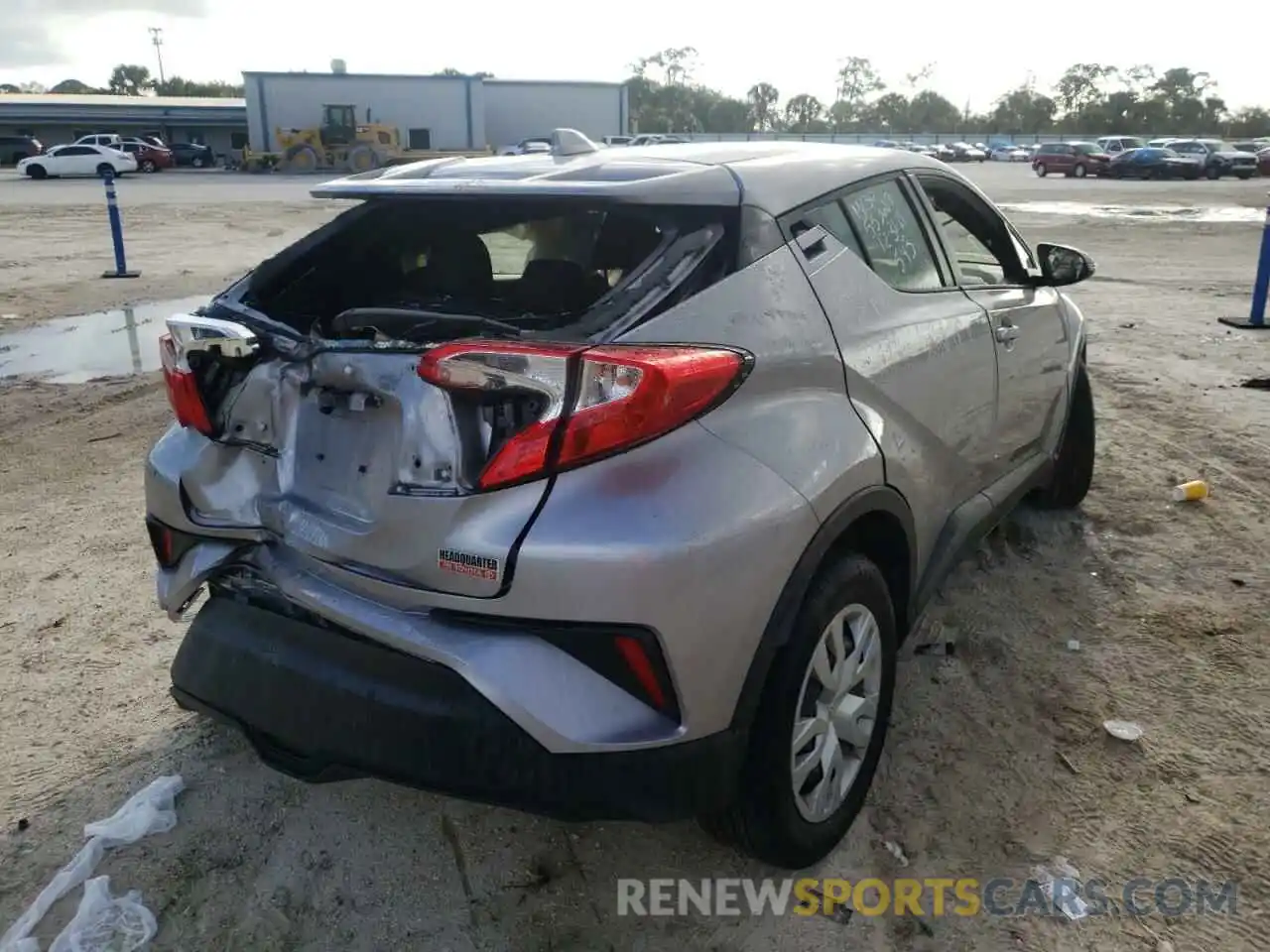 4 Photograph of a damaged car JTNKHMBX7K1054018 TOYOTA C-HR 2019