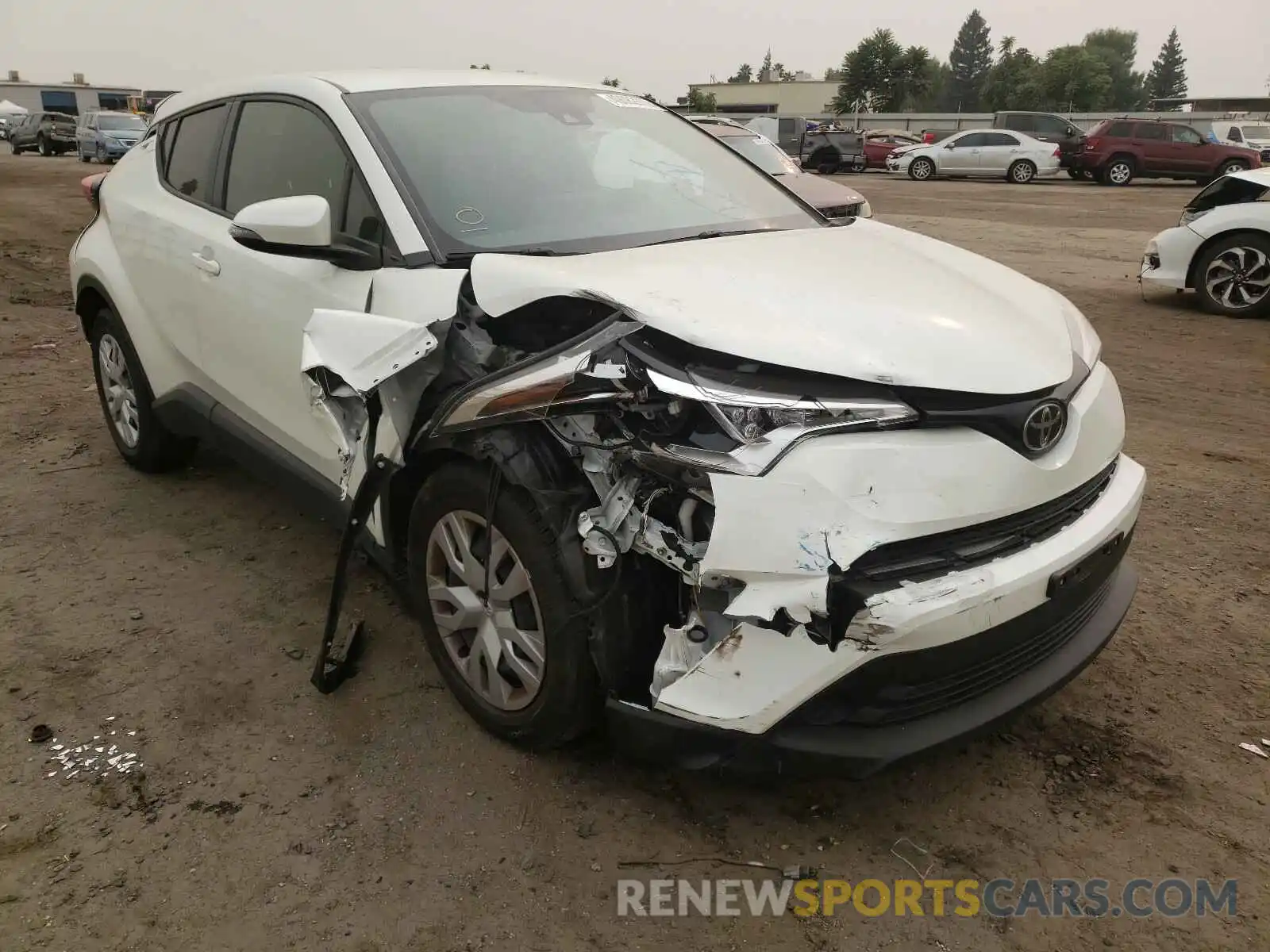 1 Photograph of a damaged car JTNKHMBX7K1054326 TOYOTA C-HR 2019