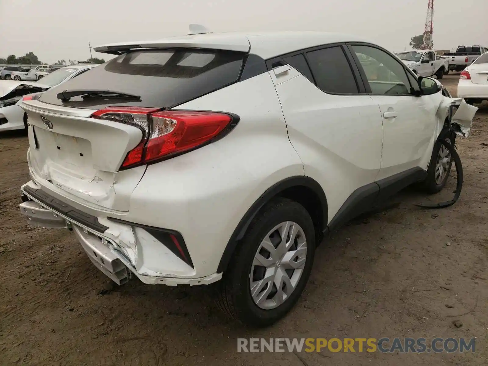 4 Photograph of a damaged car JTNKHMBX7K1054326 TOYOTA C-HR 2019