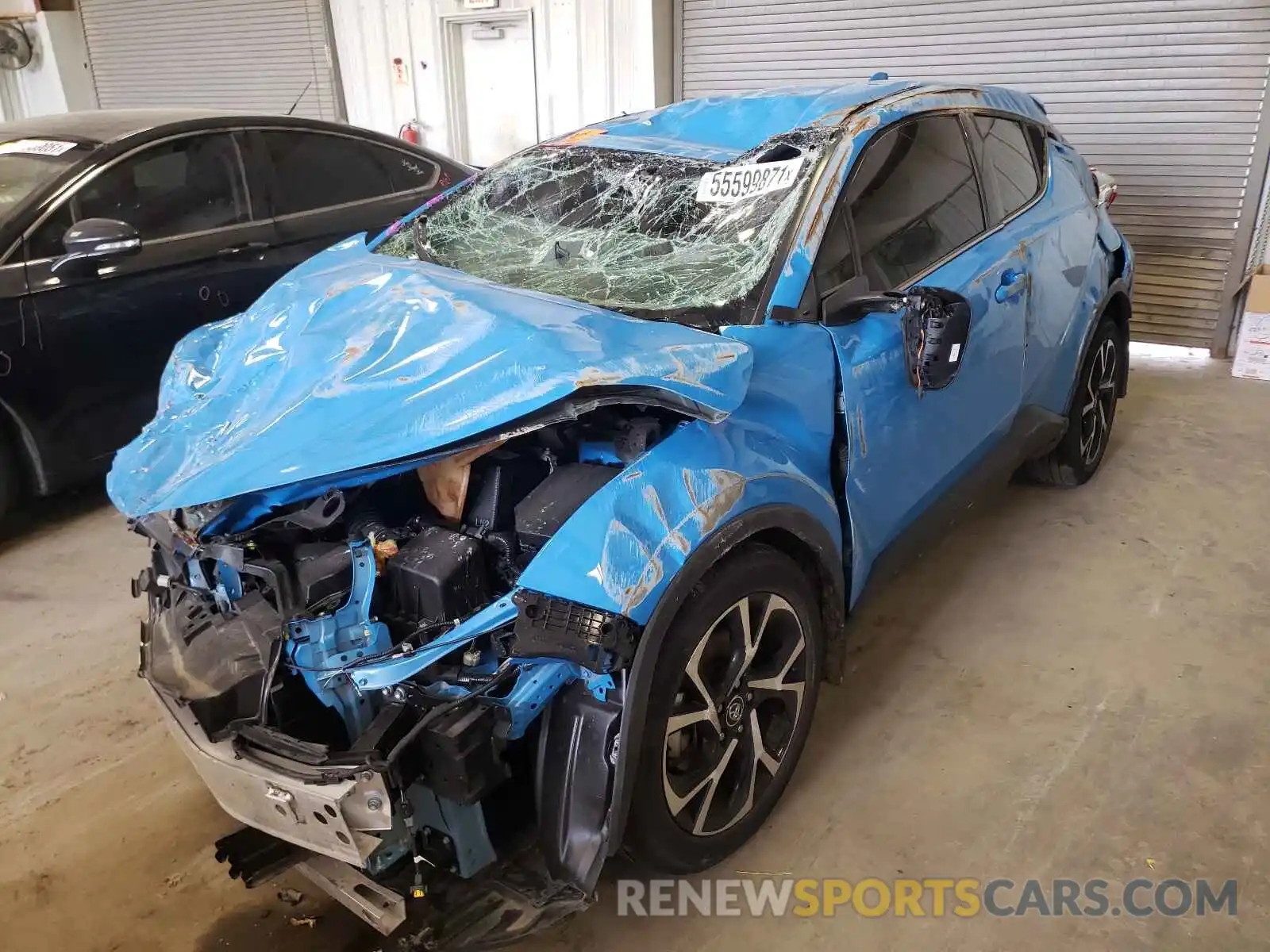 2 Photograph of a damaged car JTNKHMBX7K1054603 TOYOTA C-HR 2019