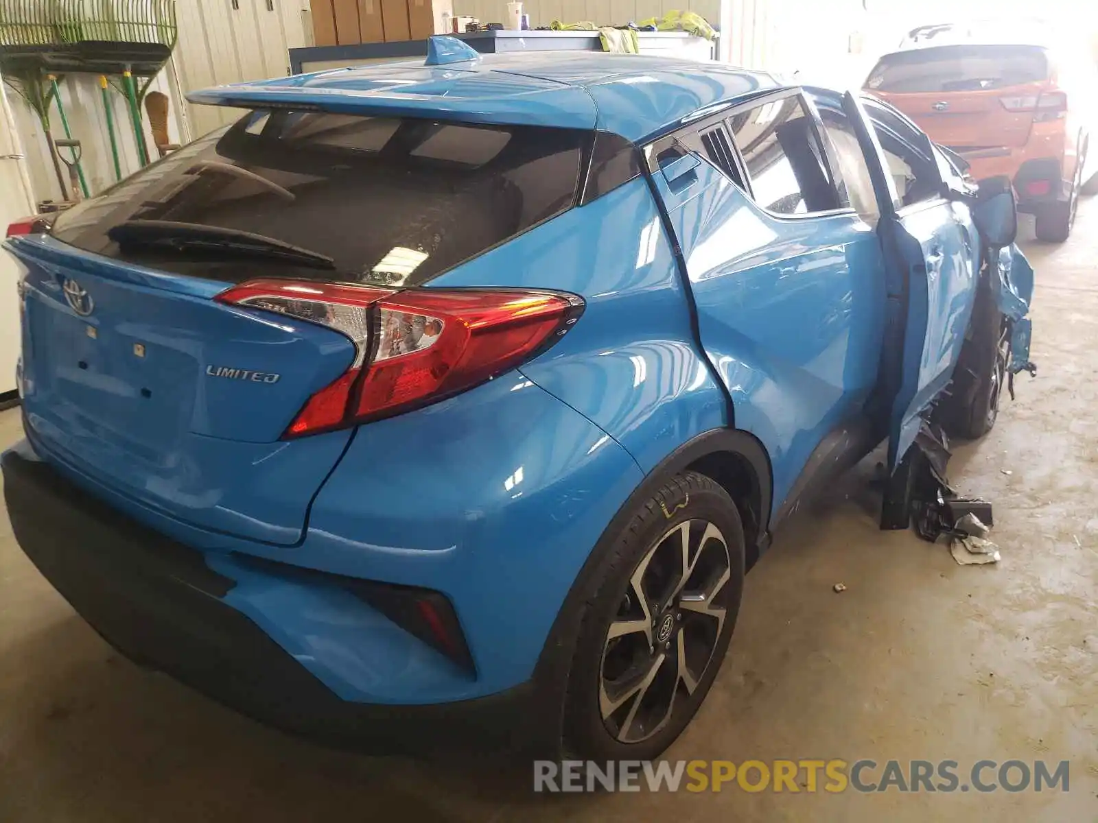 3 Photograph of a damaged car JTNKHMBX7K1054603 TOYOTA C-HR 2019