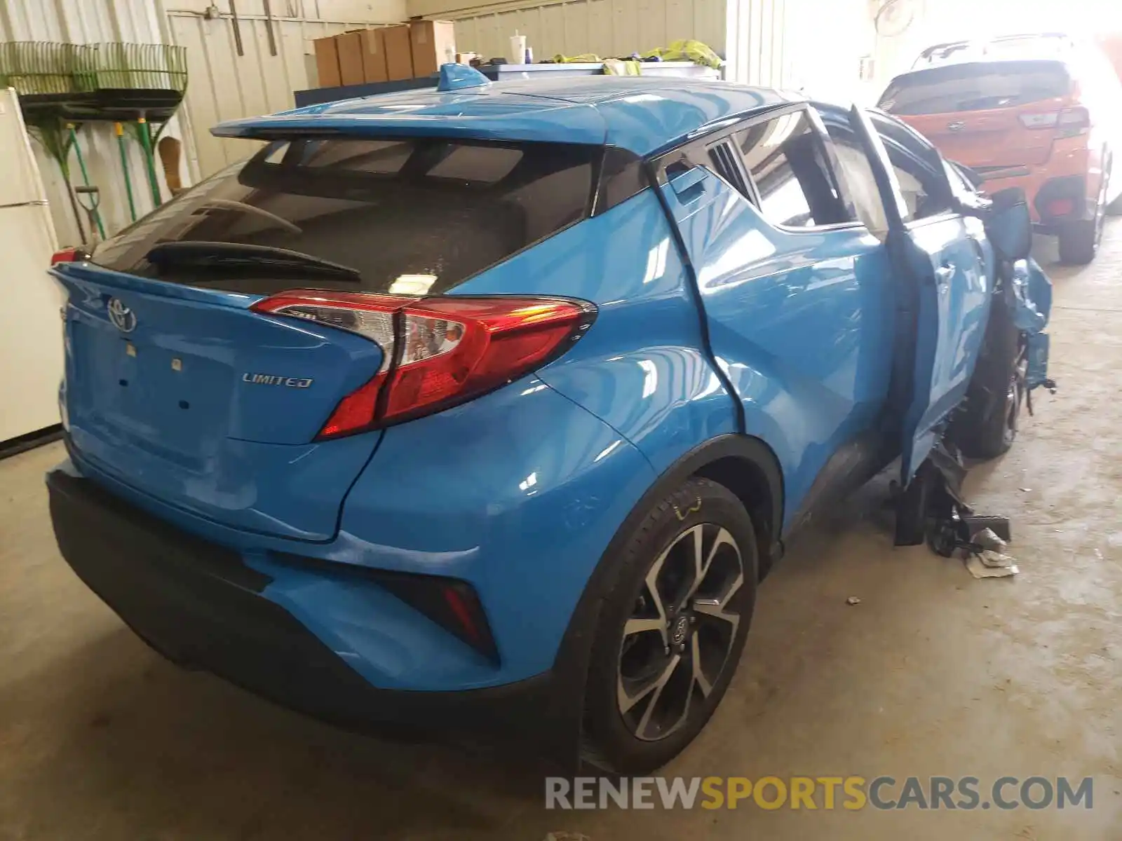 4 Photograph of a damaged car JTNKHMBX7K1054603 TOYOTA C-HR 2019