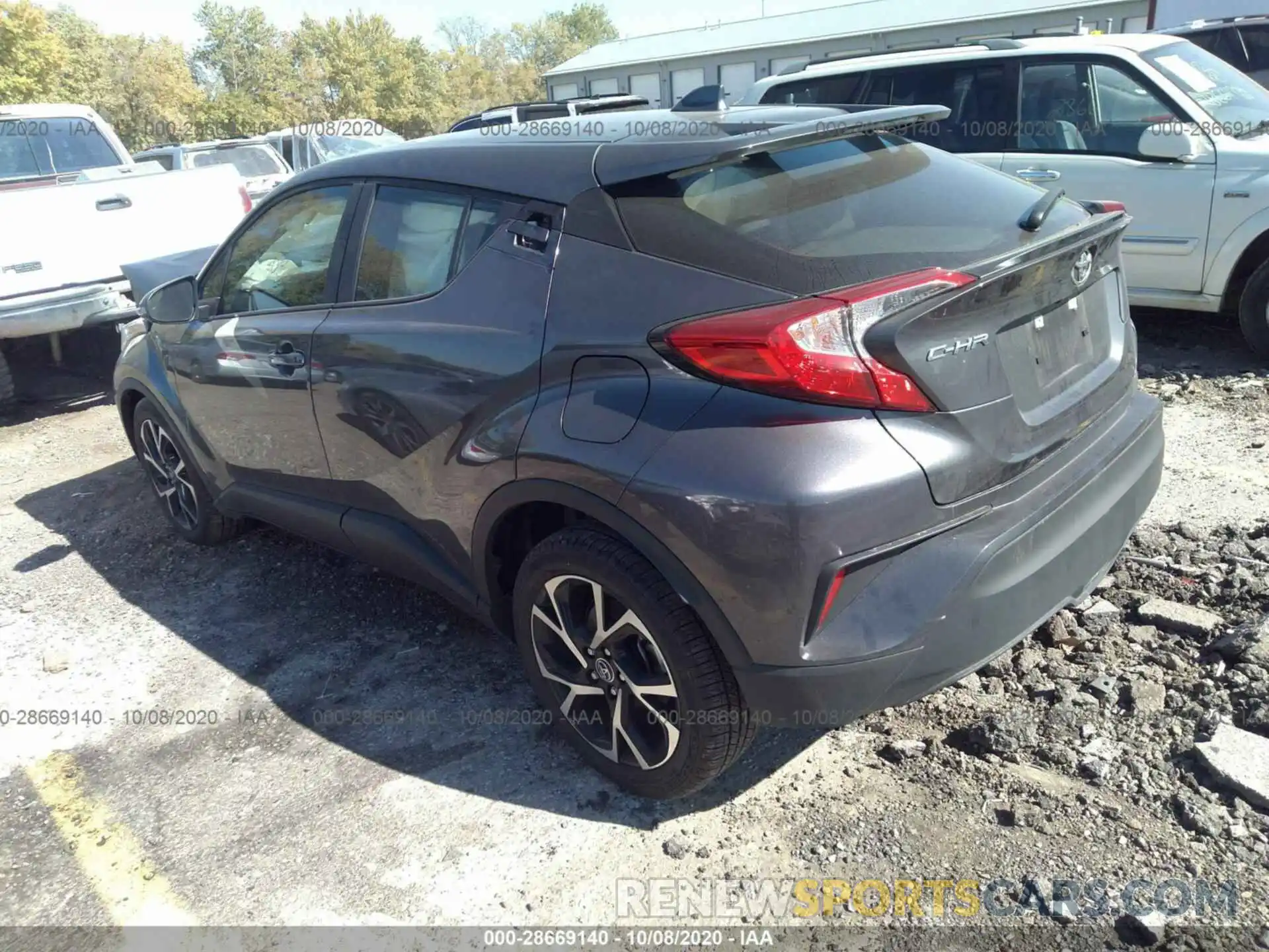 3 Фотография поврежденного автомобиля JTNKHMBX7K1054830 TOYOTA C-HR 2019