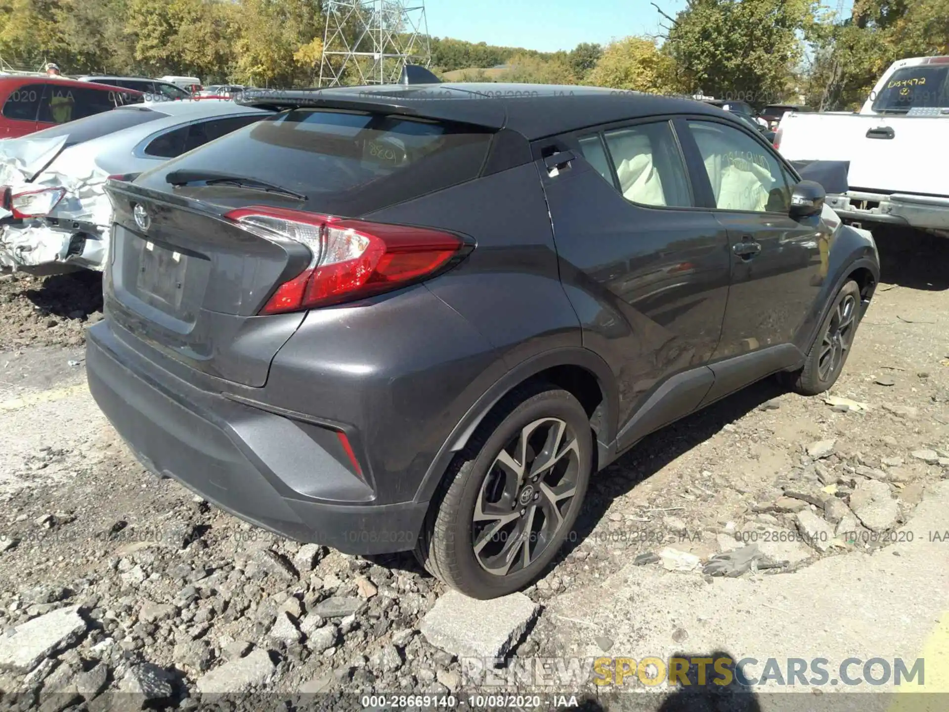 4 Photograph of a damaged car JTNKHMBX7K1054830 TOYOTA C-HR 2019