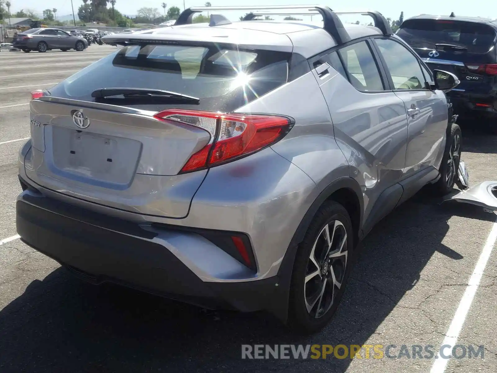 4 Photograph of a damaged car JTNKHMBX7K1054925 TOYOTA C-HR 2019