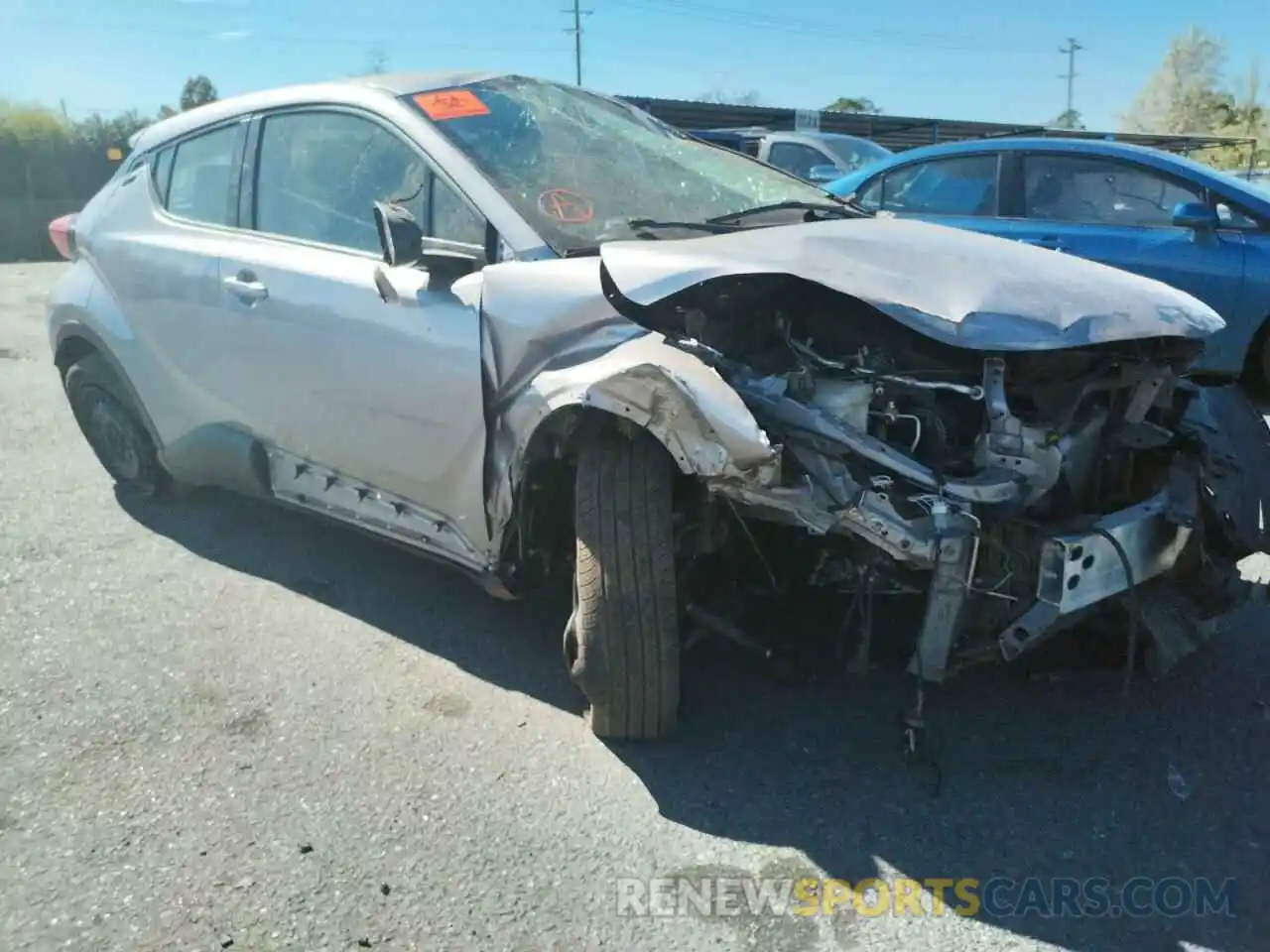 10 Photograph of a damaged car JTNKHMBX7K1055170 TOYOTA C-HR 2019