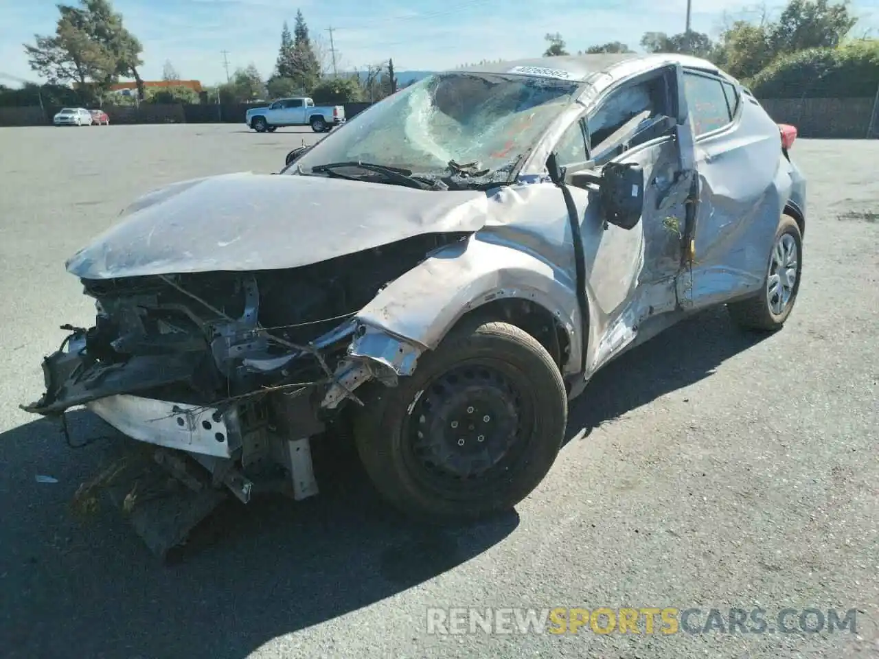 2 Photograph of a damaged car JTNKHMBX7K1055170 TOYOTA C-HR 2019