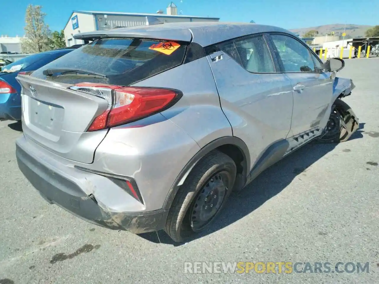 4 Photograph of a damaged car JTNKHMBX7K1055170 TOYOTA C-HR 2019