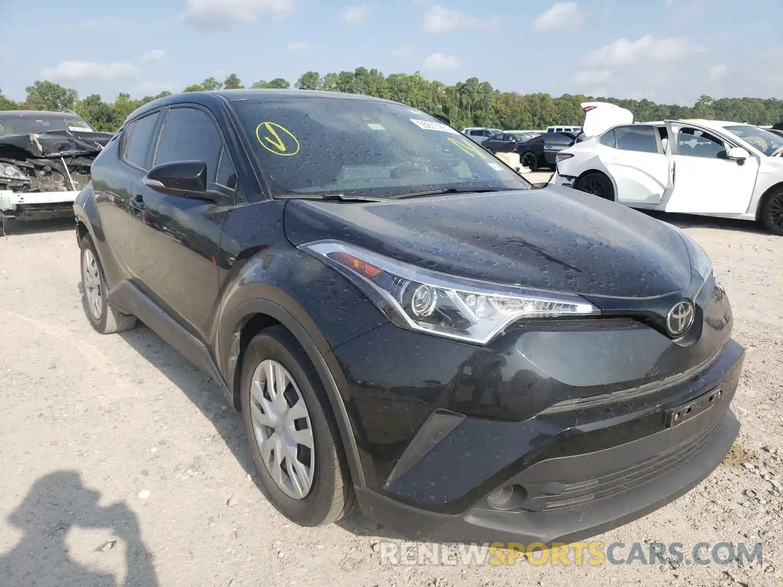 1 Photograph of a damaged car JTNKHMBX7K1055279 TOYOTA C-HR 2019