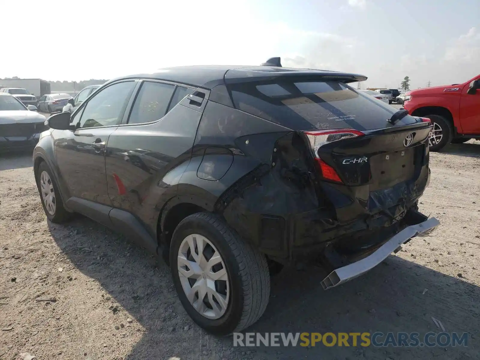 3 Photograph of a damaged car JTNKHMBX7K1055279 TOYOTA C-HR 2019