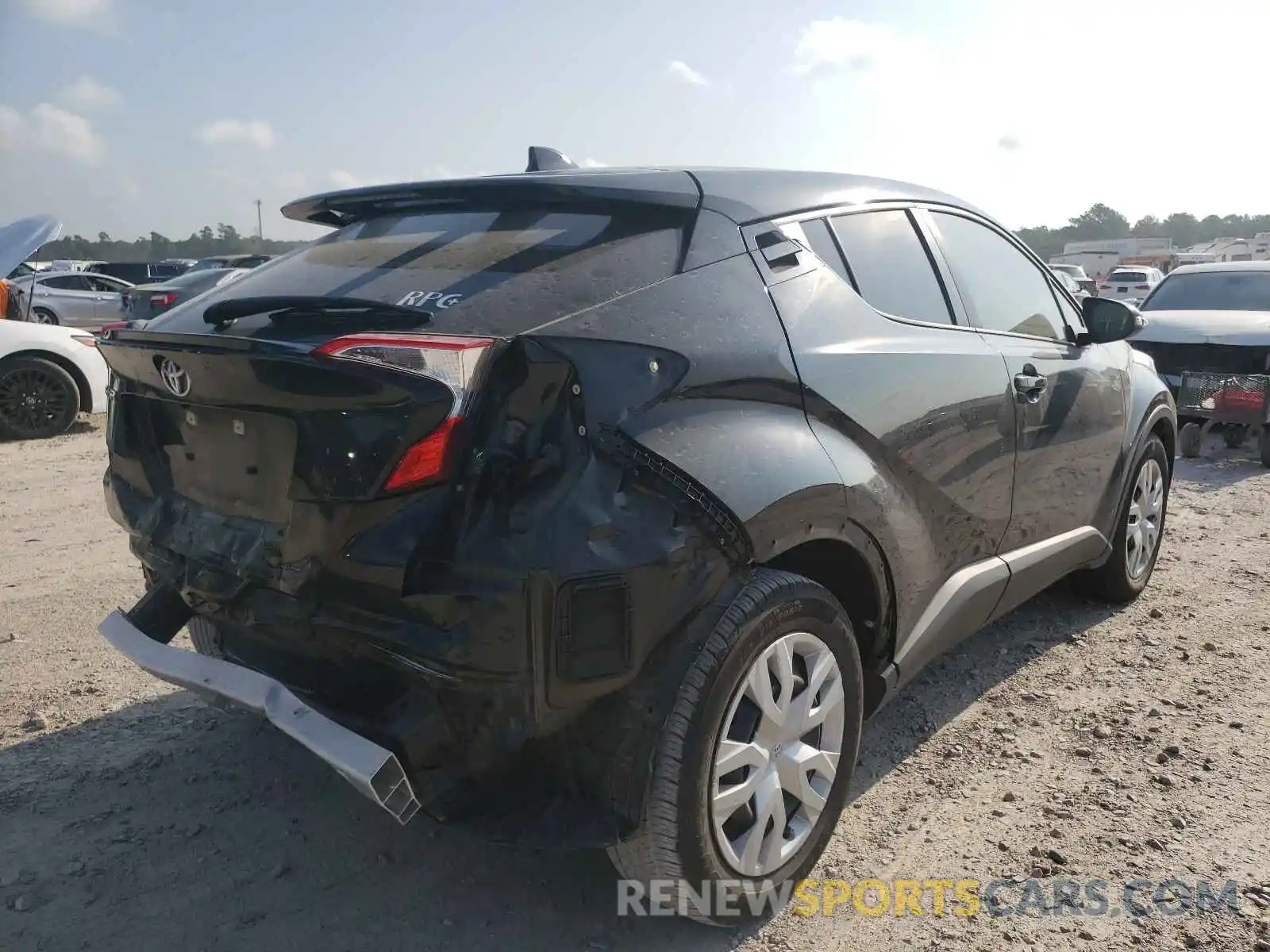 4 Photograph of a damaged car JTNKHMBX7K1055279 TOYOTA C-HR 2019