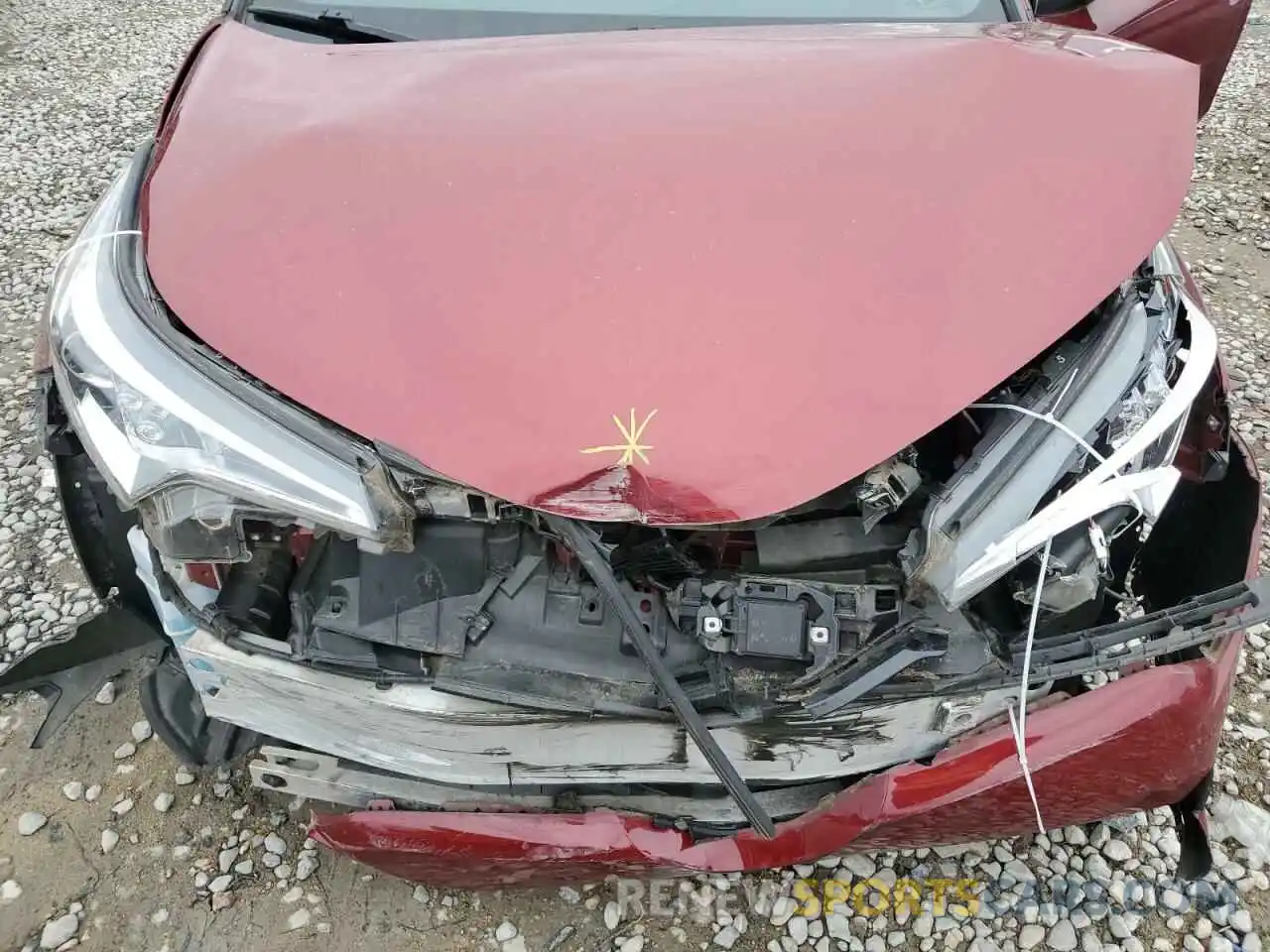 12 Photograph of a damaged car JTNKHMBX7K1055508 TOYOTA C-HR 2019