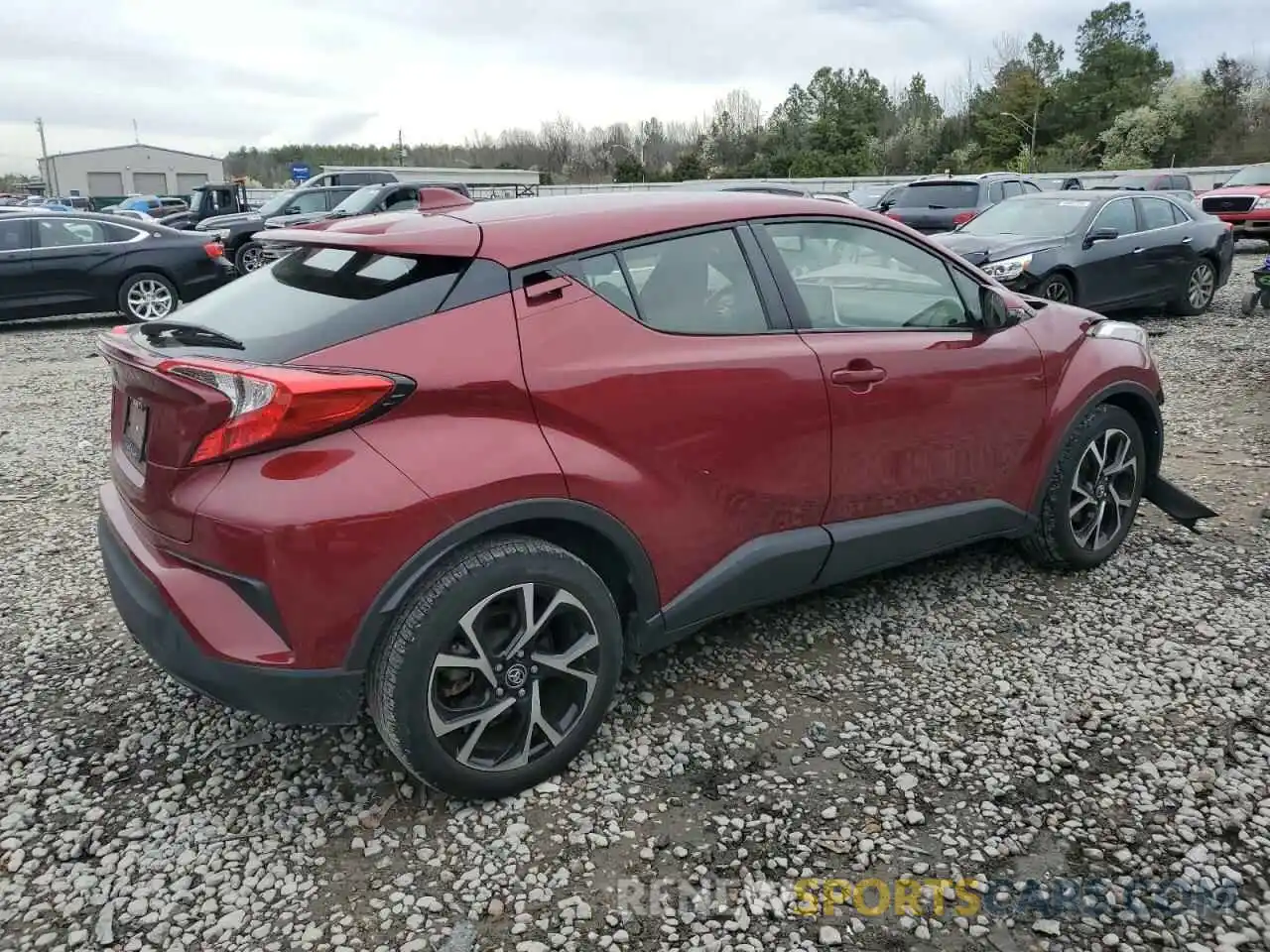 3 Photograph of a damaged car JTNKHMBX7K1055508 TOYOTA C-HR 2019