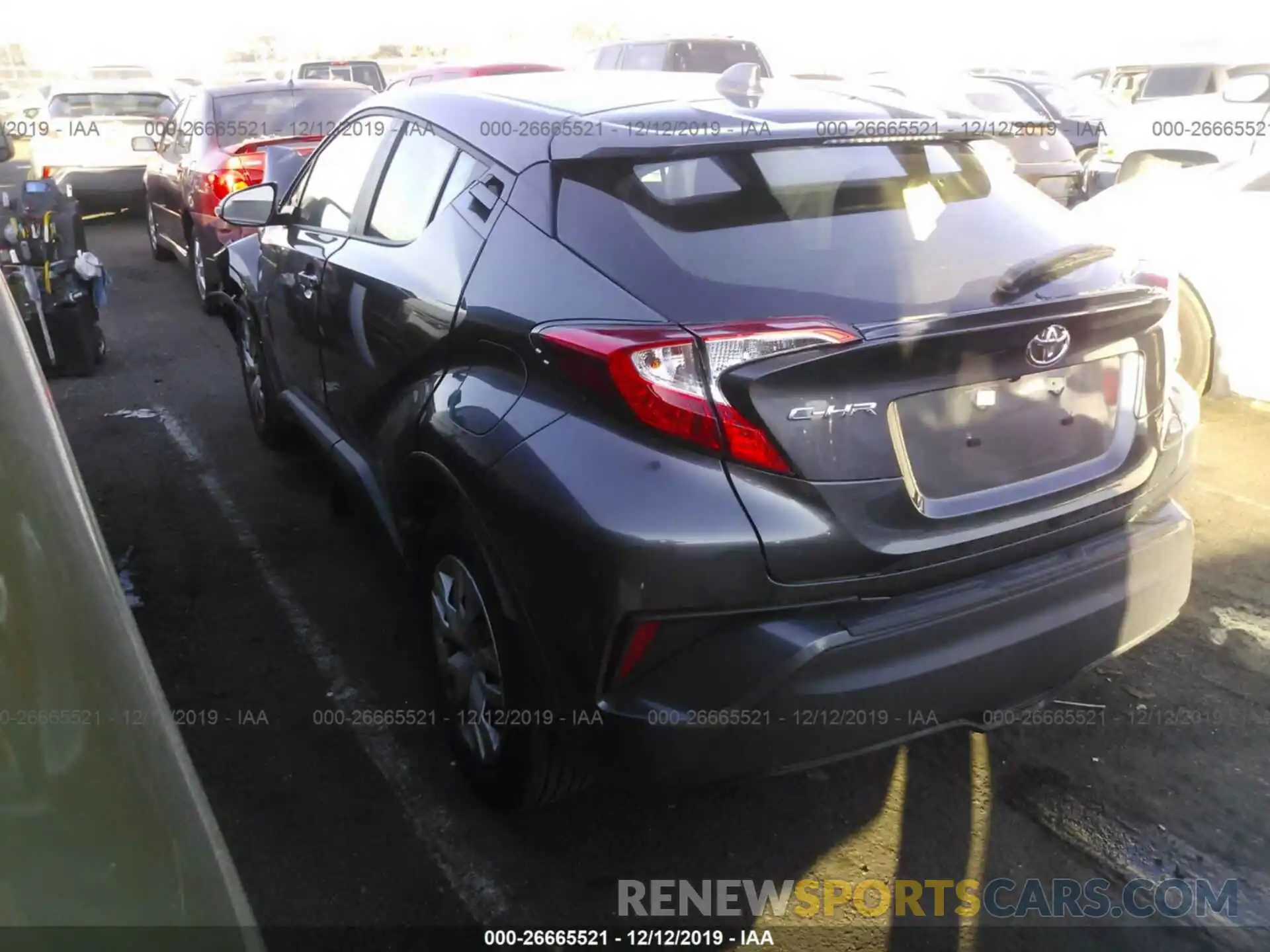 2 Photograph of a damaged car JTNKHMBX7K1055783 TOYOTA C-HR 2019