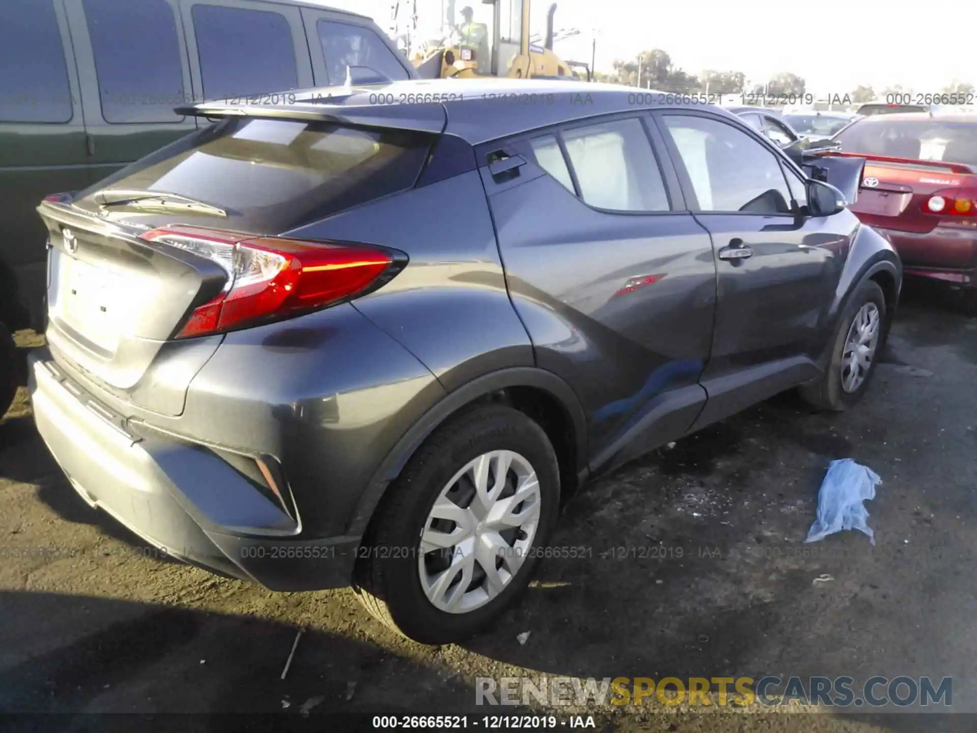 3 Photograph of a damaged car JTNKHMBX7K1055783 TOYOTA C-HR 2019