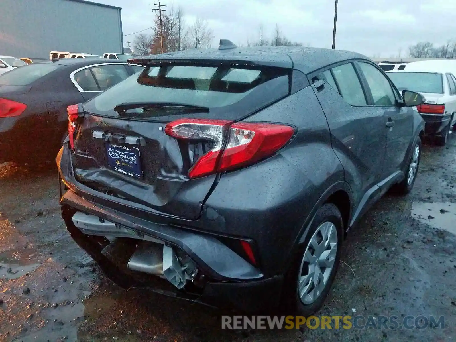 4 Photograph of a damaged car JTNKHMBX7K1055881 TOYOTA C-HR 2019