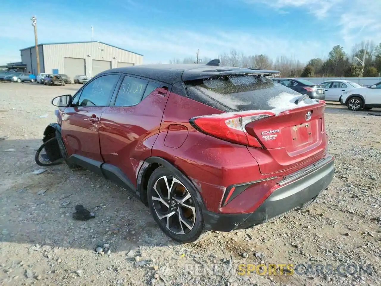 3 Photograph of a damaged car JTNKHMBX7K1056917 TOYOTA C-HR 2019