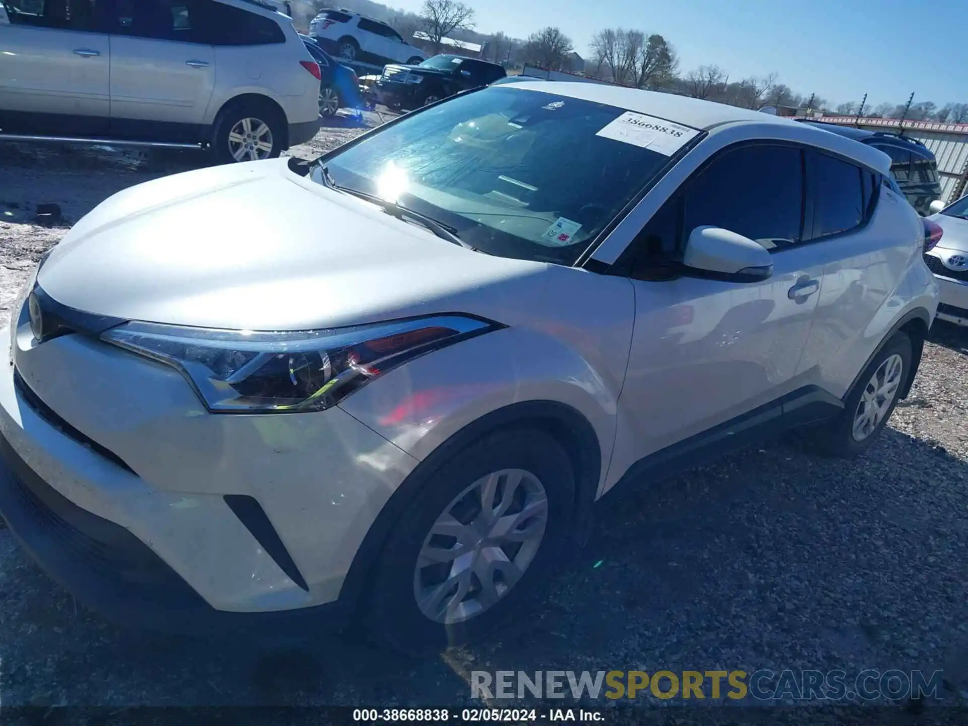 2 Photograph of a damaged car JTNKHMBX7K1057159 TOYOTA C-HR 2019