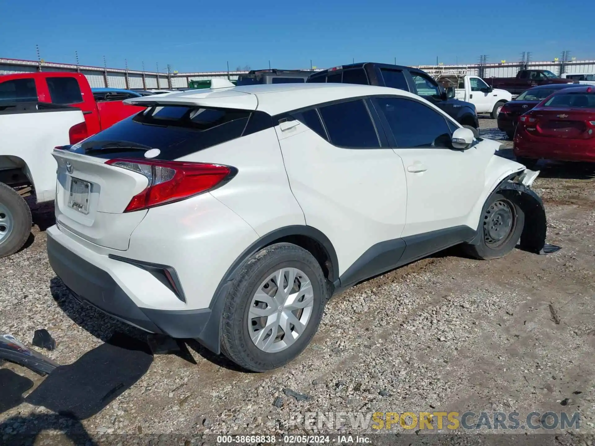 4 Фотография поврежденного автомобиля JTNKHMBX7K1057159 TOYOTA C-HR 2019