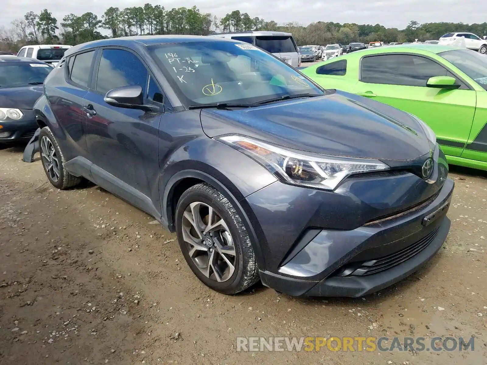 1 Photograph of a damaged car JTNKHMBX7K1058800 TOYOTA C-HR 2019