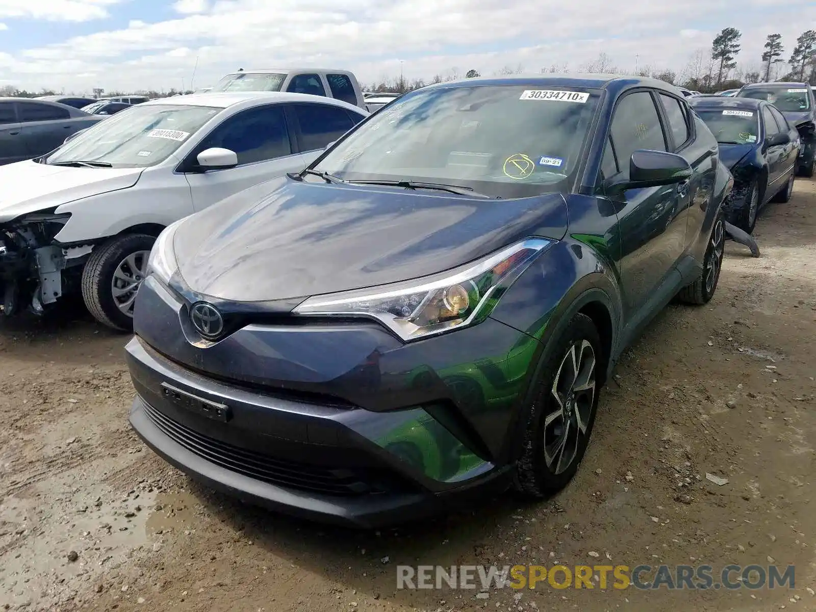 2 Photograph of a damaged car JTNKHMBX7K1058800 TOYOTA C-HR 2019