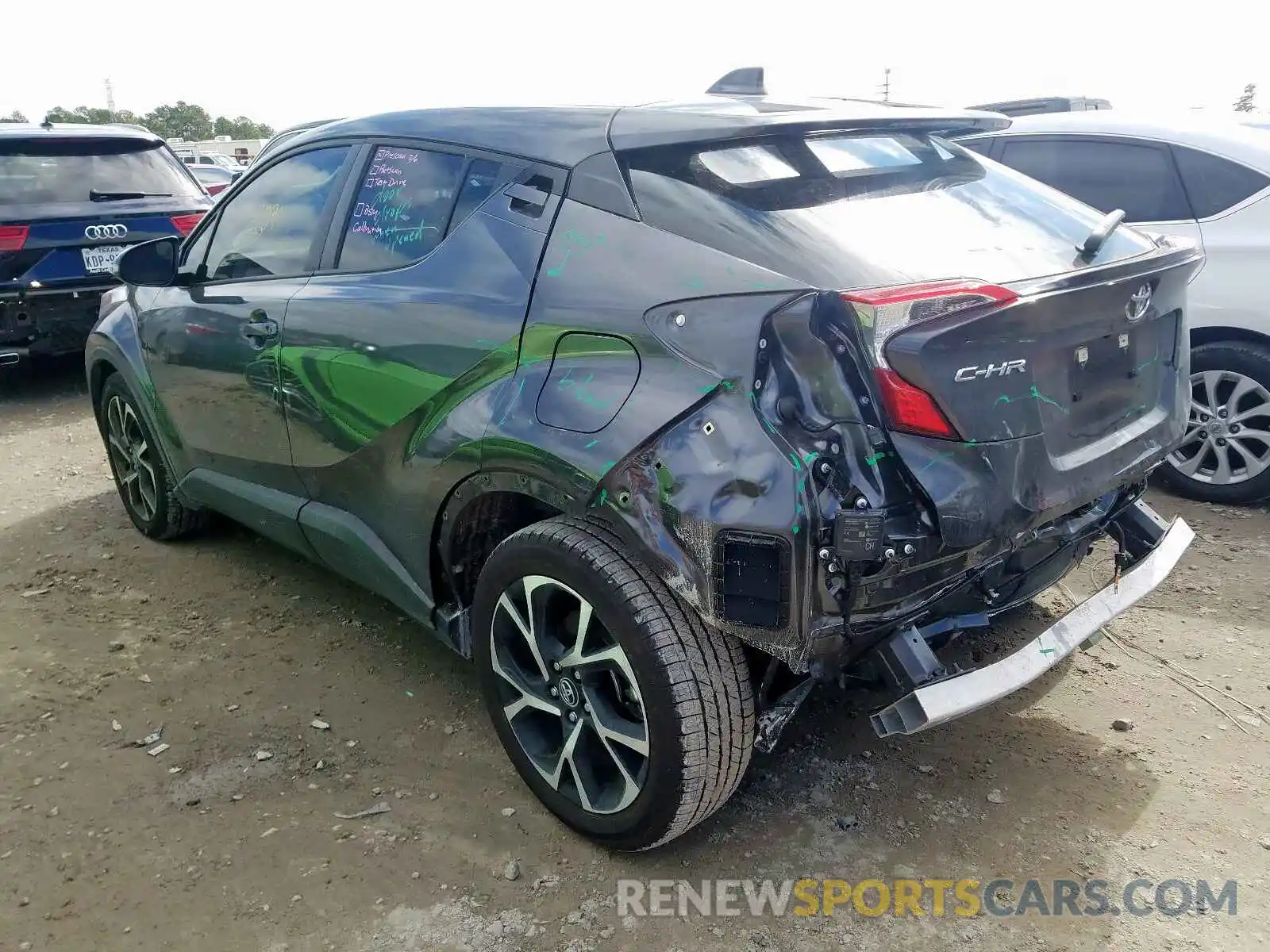 3 Фотография поврежденного автомобиля JTNKHMBX7K1058800 TOYOTA C-HR 2019