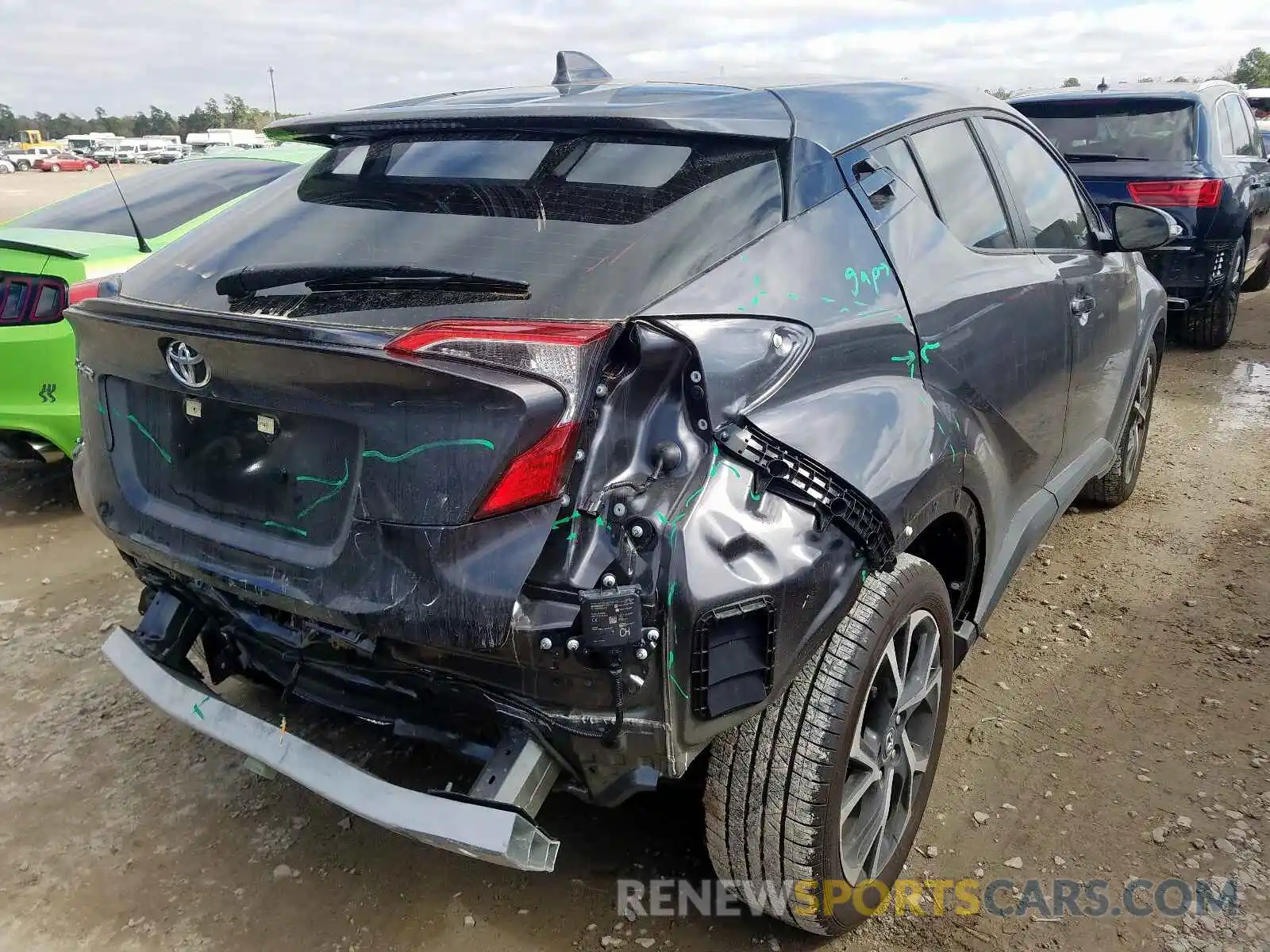 4 Photograph of a damaged car JTNKHMBX7K1058800 TOYOTA C-HR 2019