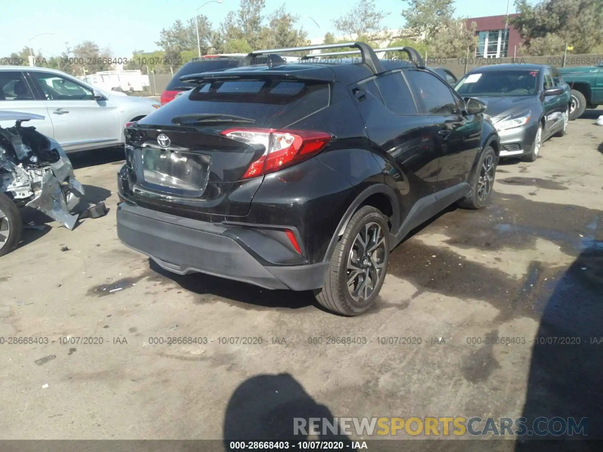 4 Фотография поврежденного автомобиля JTNKHMBX7K1058957 TOYOTA C-HR 2019