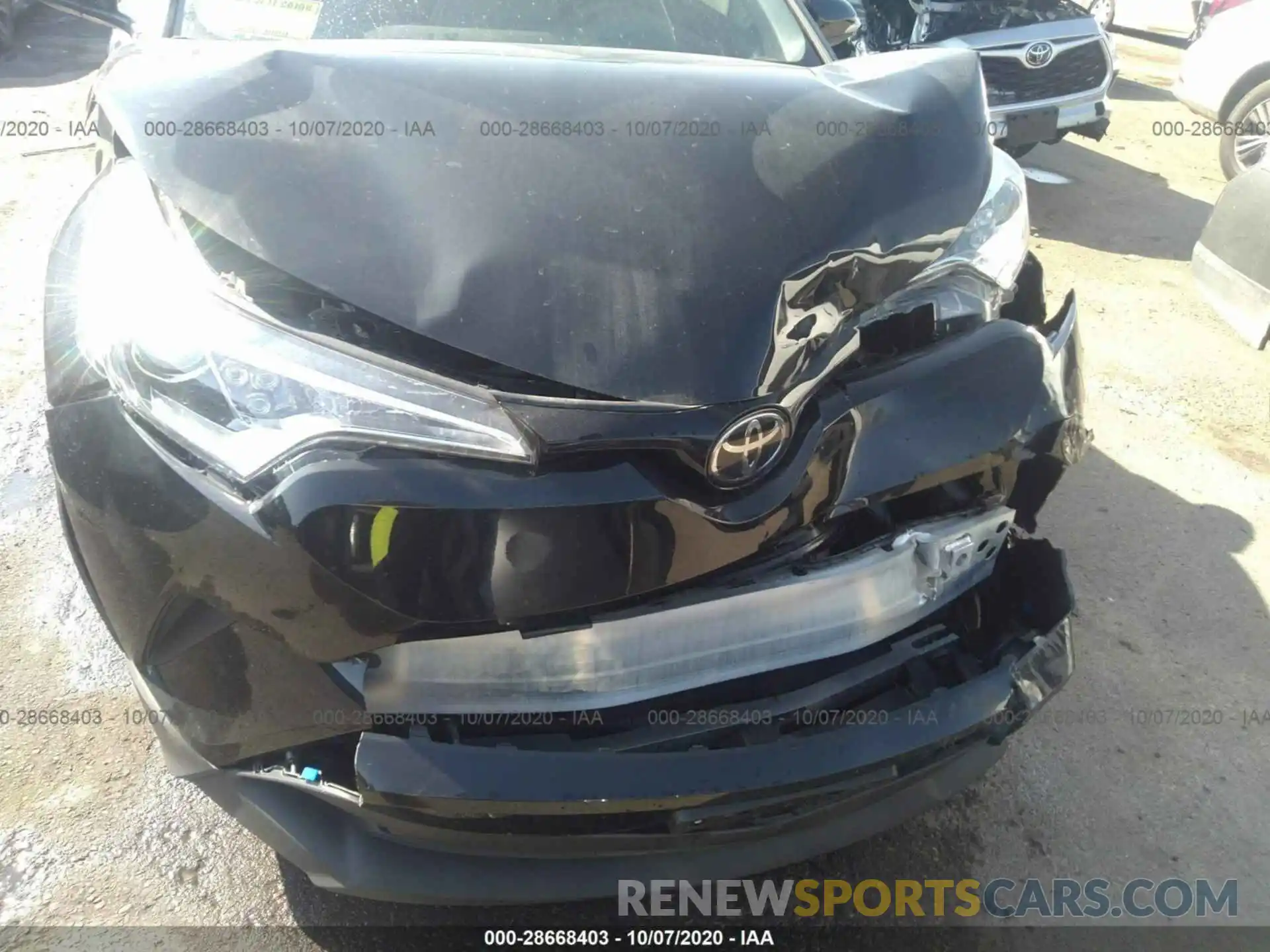 6 Photograph of a damaged car JTNKHMBX7K1058957 TOYOTA C-HR 2019