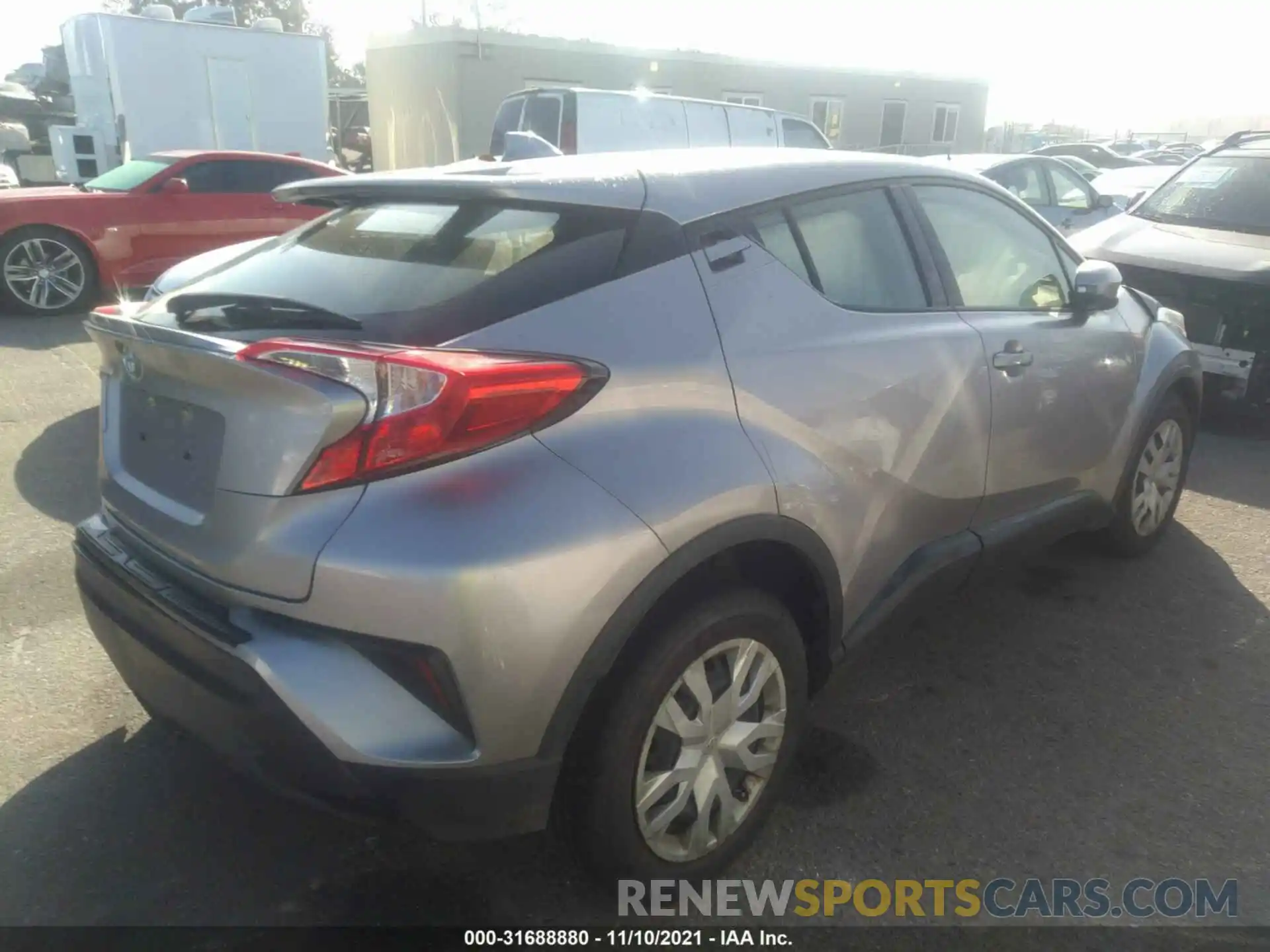 4 Photograph of a damaged car JTNKHMBX7K1059932 TOYOTA C-HR 2019